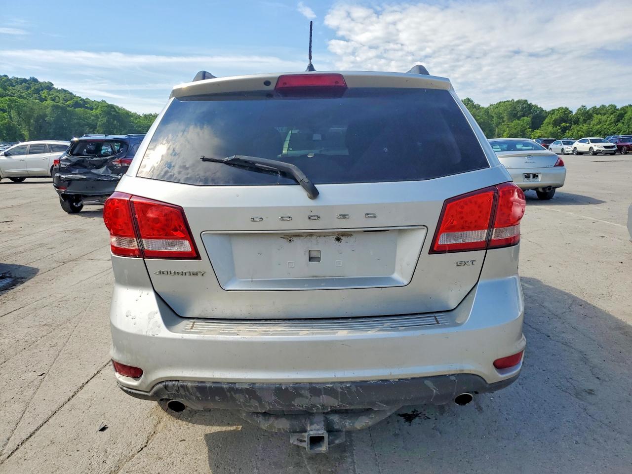 2012 Dodge Journey Sxt Silver vin: 3C4PDCBG6CT396215