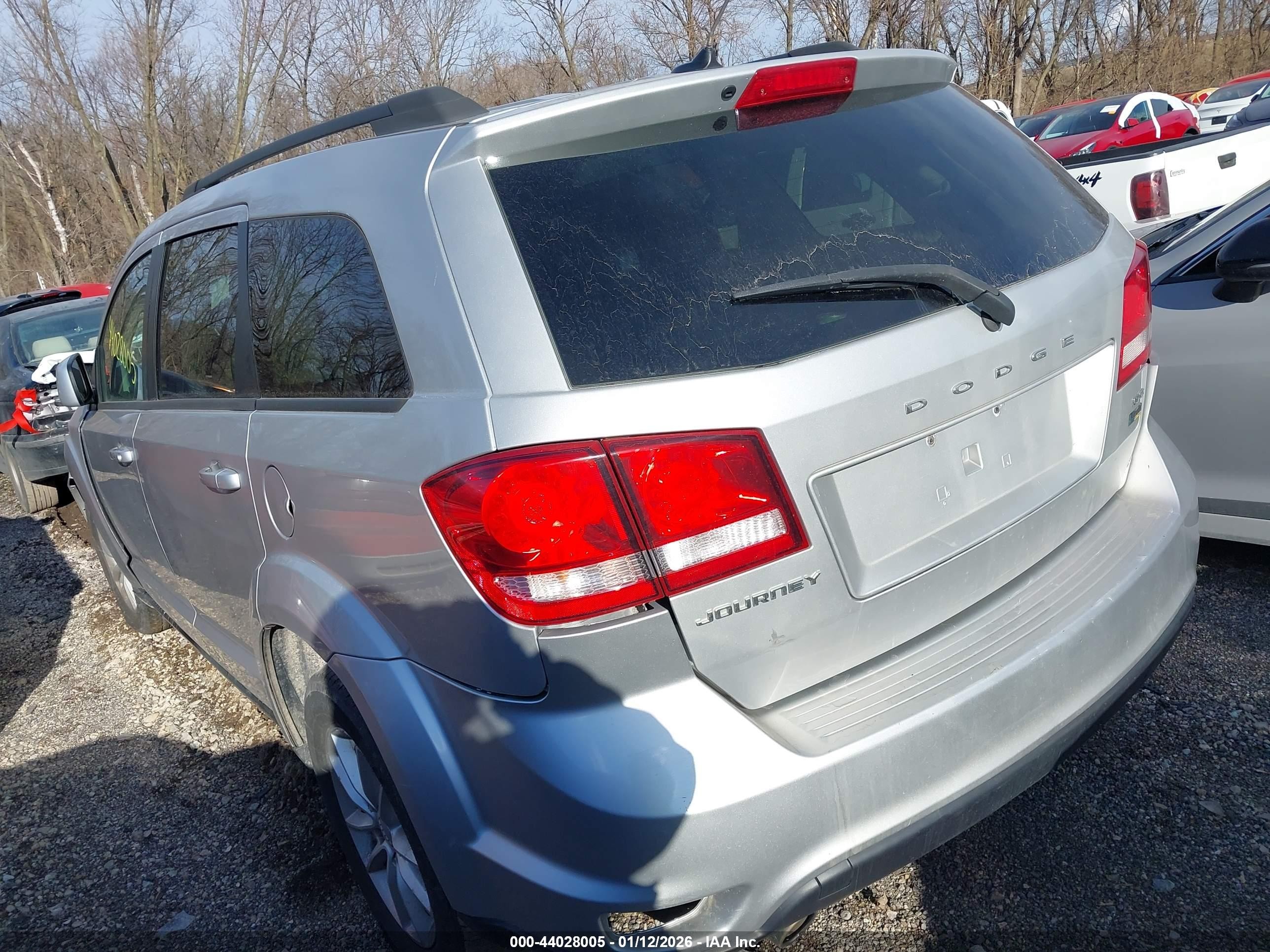 2013 Dodge Journey Sxt Silver vin: 3C4PDCBG6DT506360