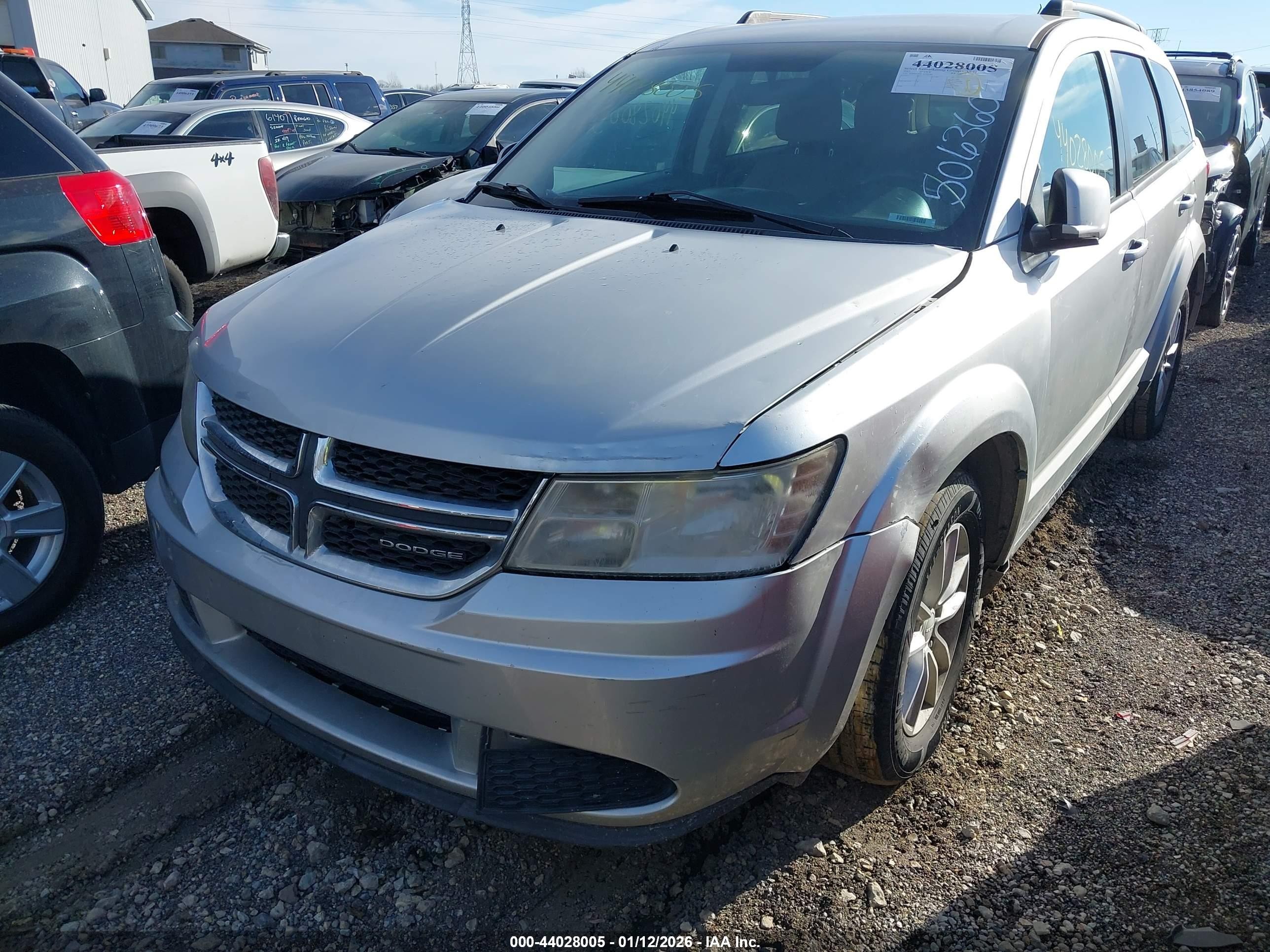2013 Dodge Journey Sxt Silver vin: 3C4PDCBG6DT506360