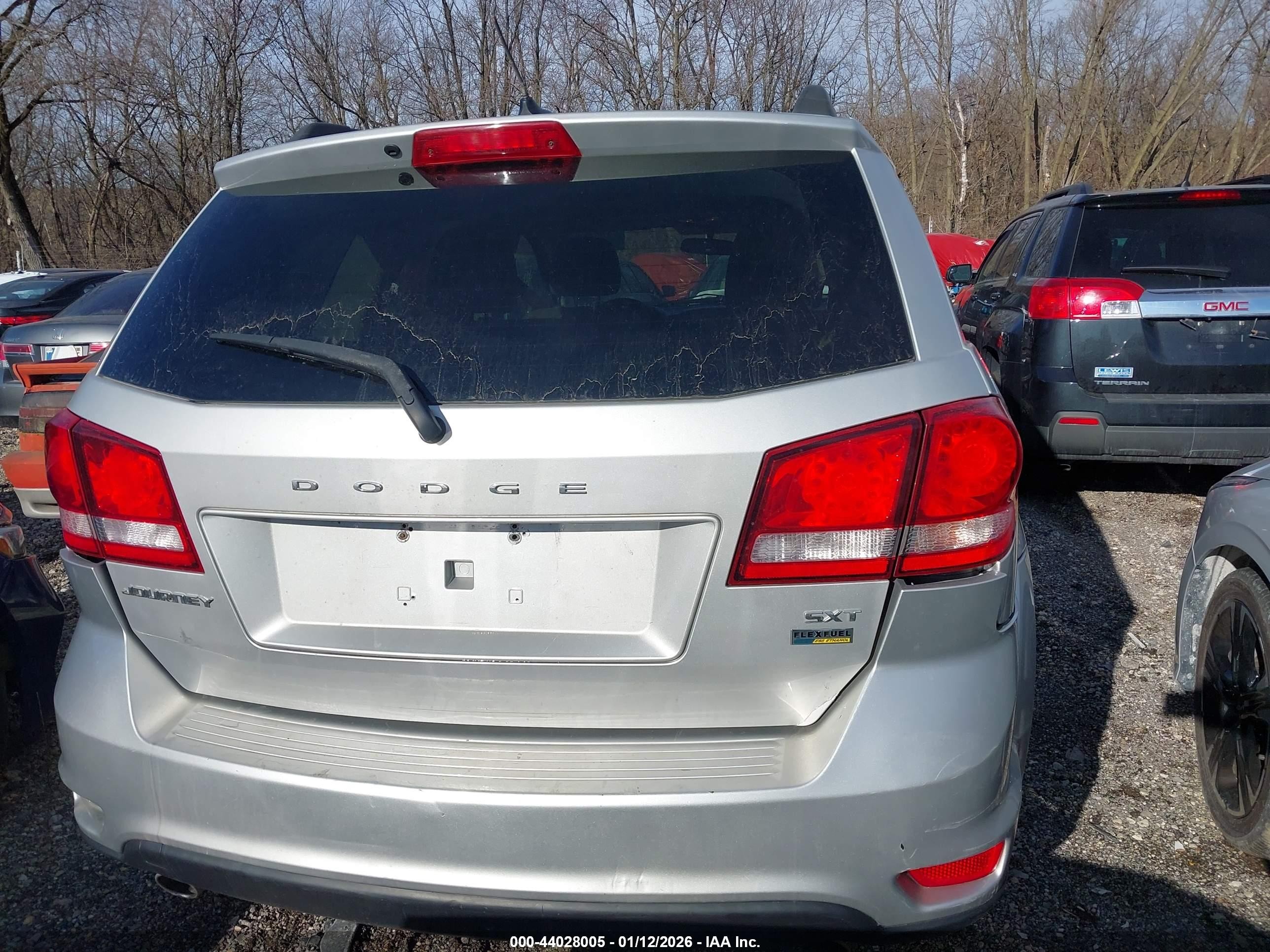 2013 Dodge Journey Sxt Silver vin: 3C4PDCBG6DT506360