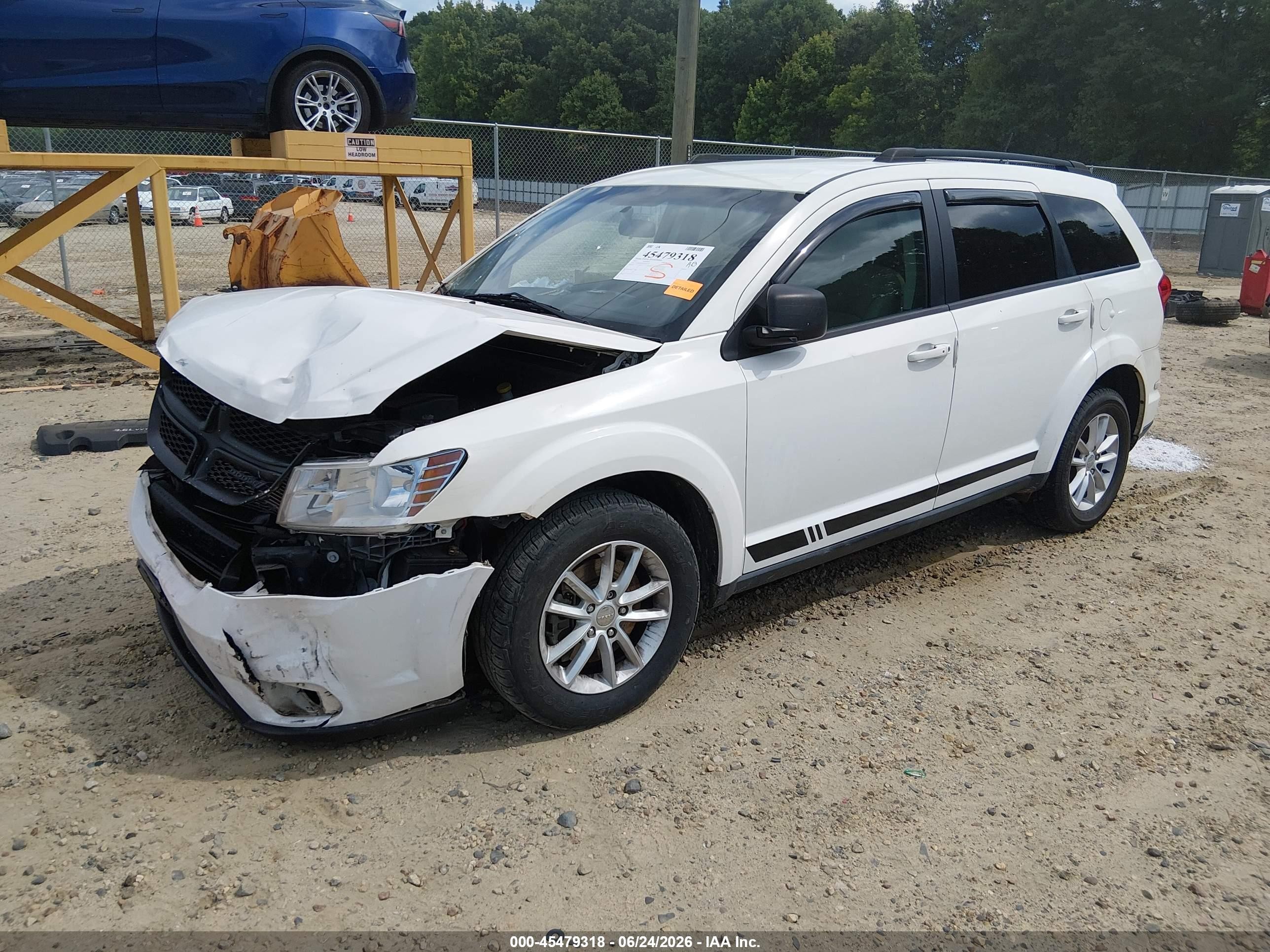 2013 Dodge Journey Sxt White vin: 3C4PDCBG6DT541318