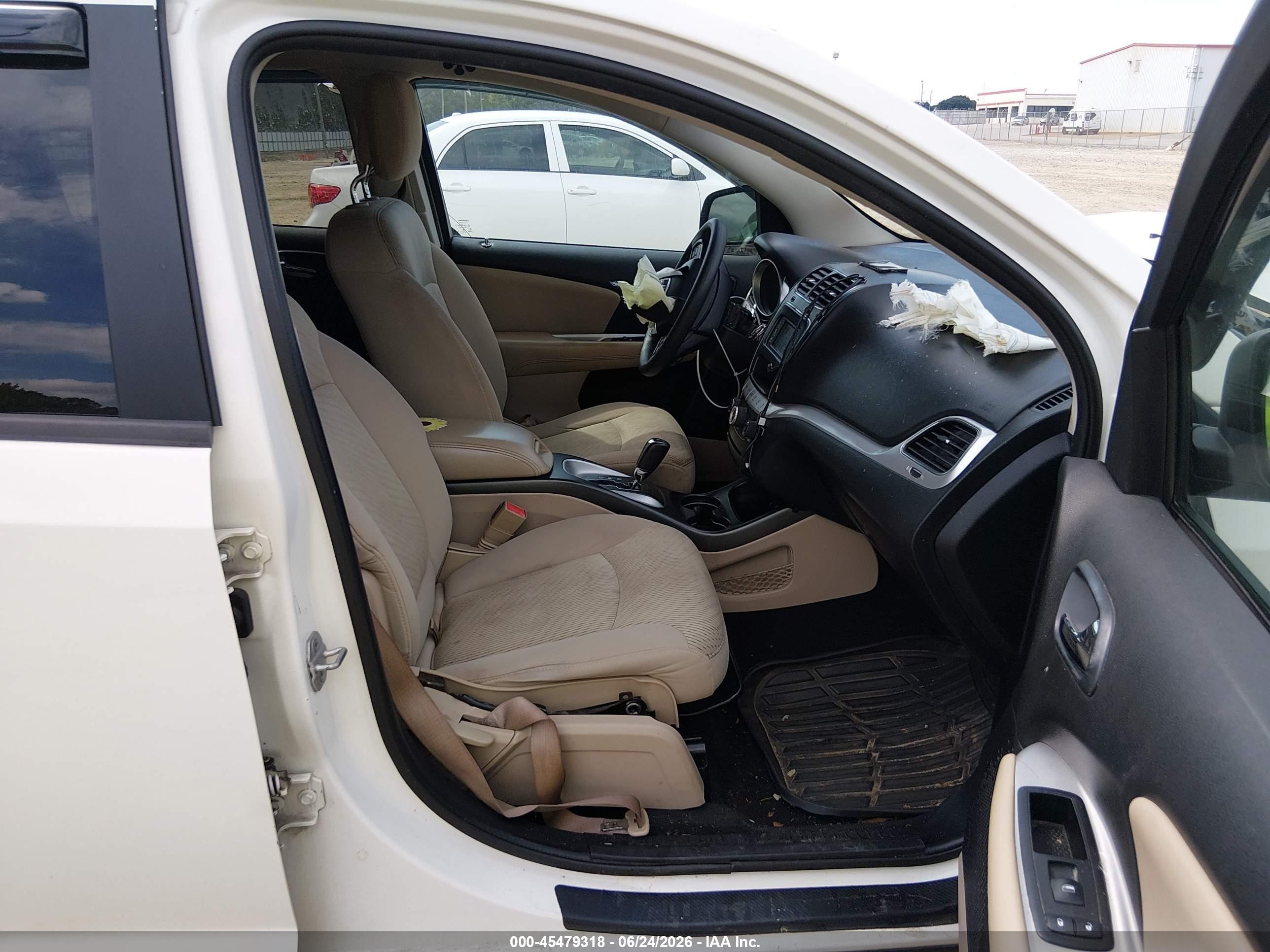 2013 Dodge Journey Sxt White vin: 3C4PDCBG6DT541318