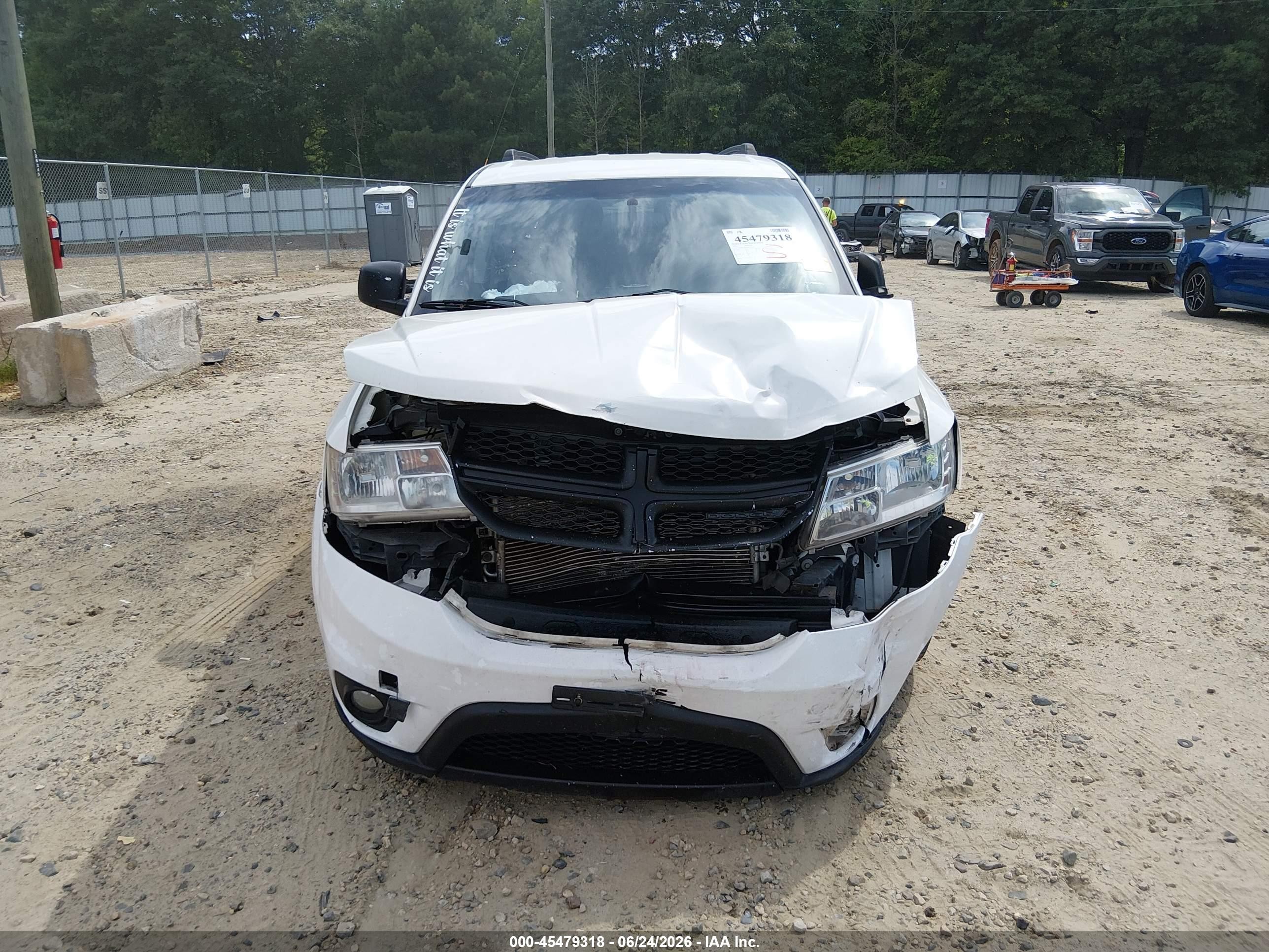 2013 Dodge Journey Sxt White vin: 3C4PDCBG6DT541318