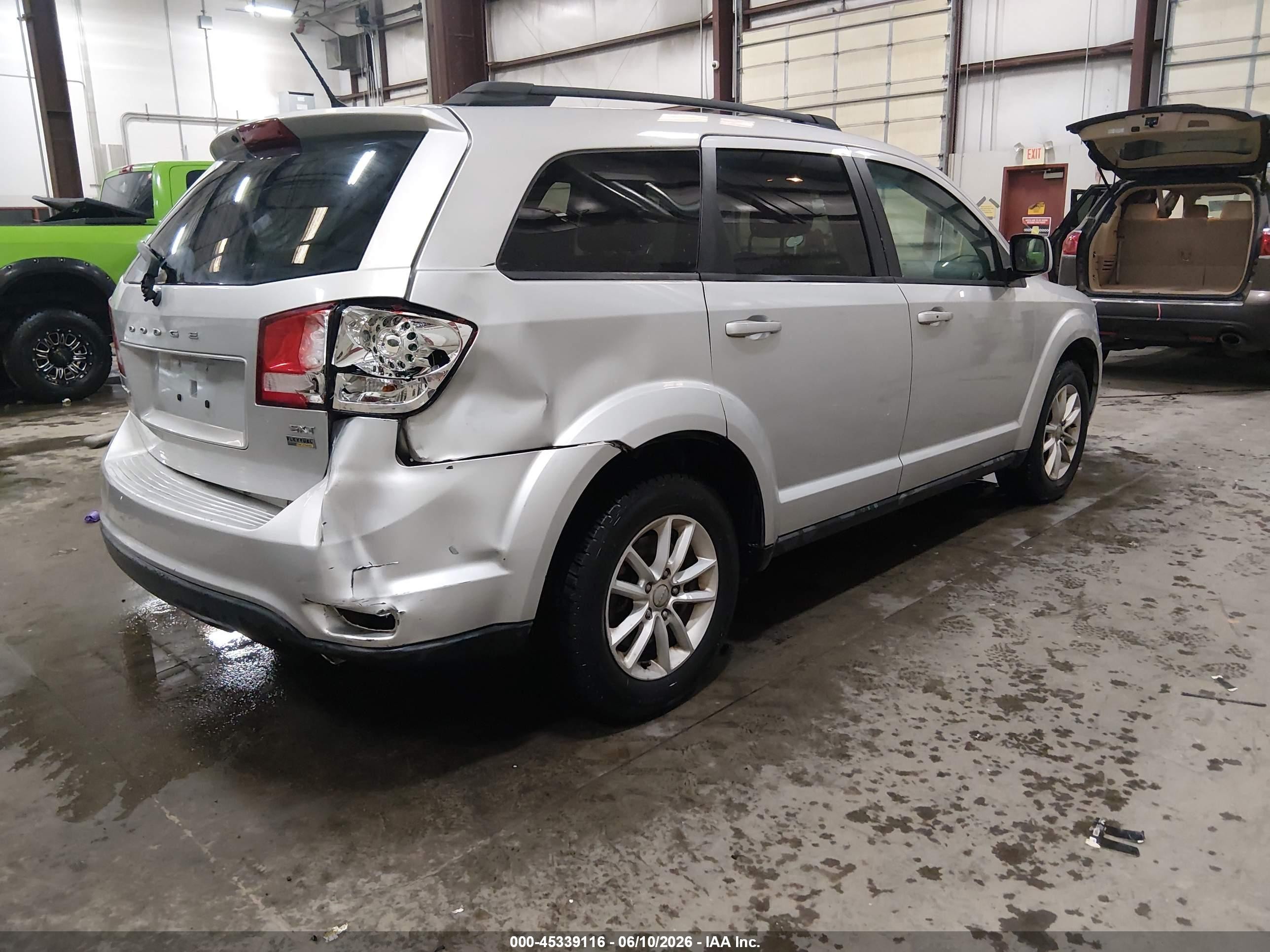2013 Dodge Journey Sxt Gray vin: 3C4PDCBG6DT562511