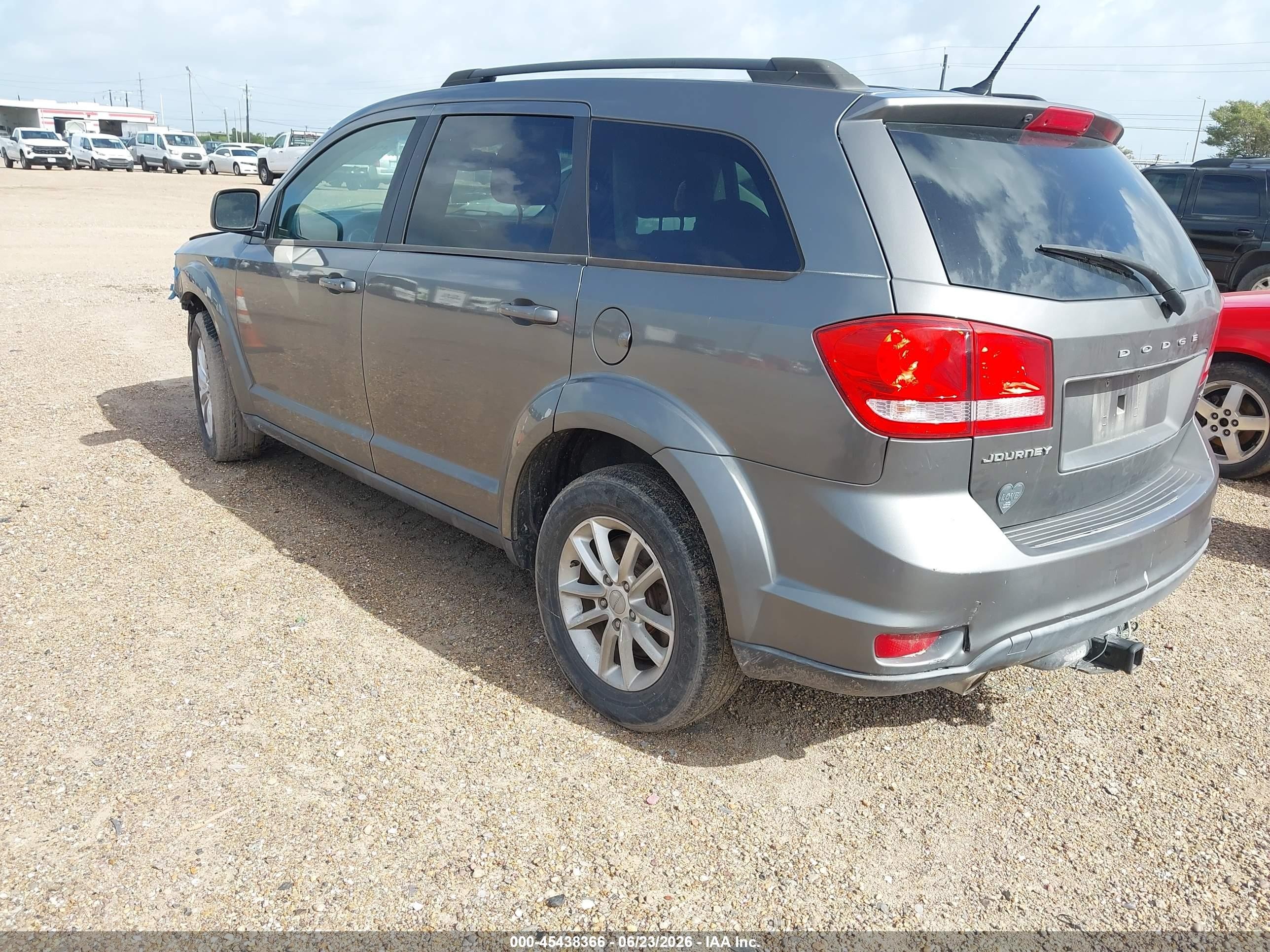 2013 Dodge Journey Sxt Gray vin: 3C4PDCBG6DT563870