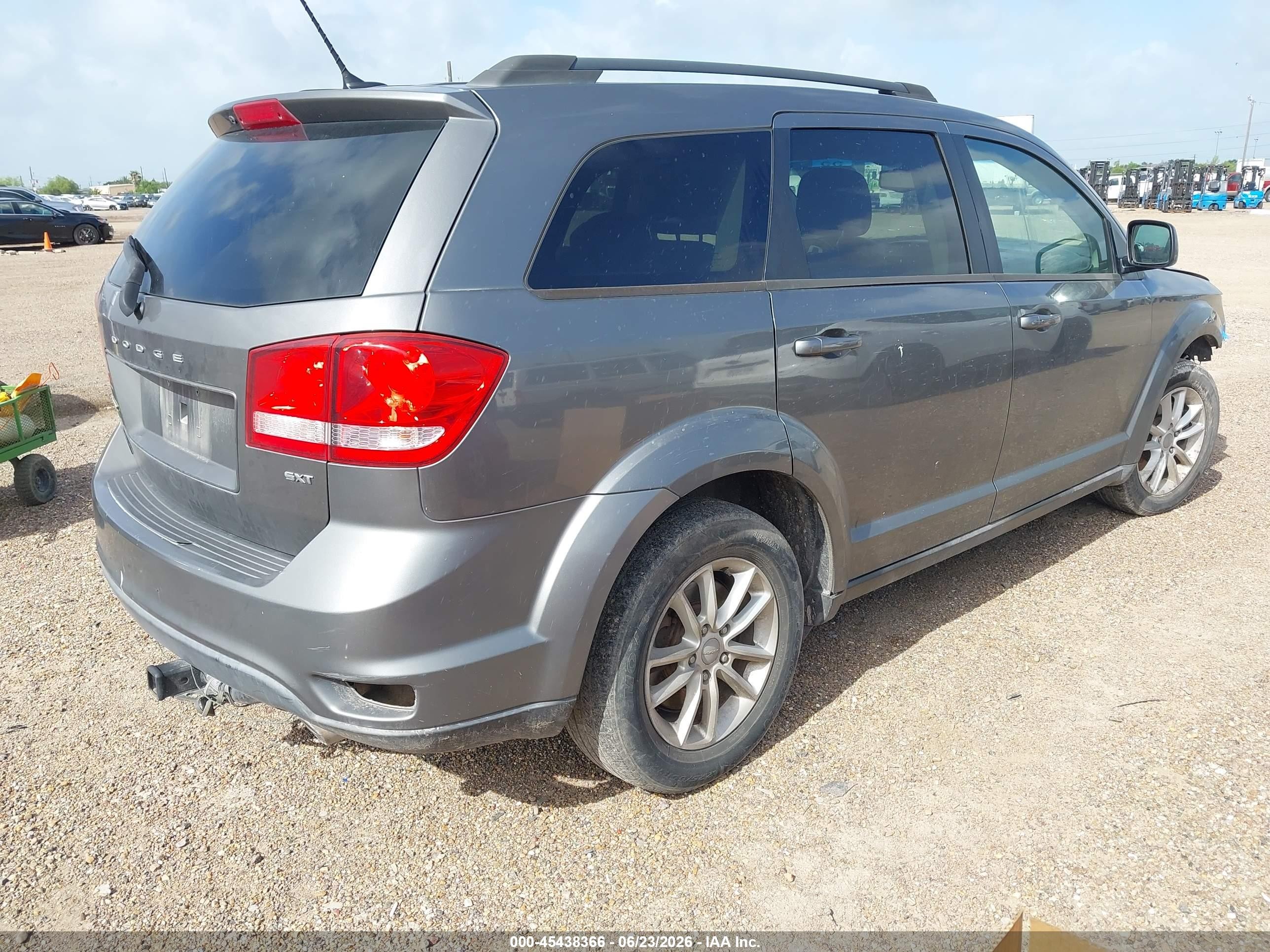 2013 Dodge Journey Sxt Gray vin: 3C4PDCBG6DT563870