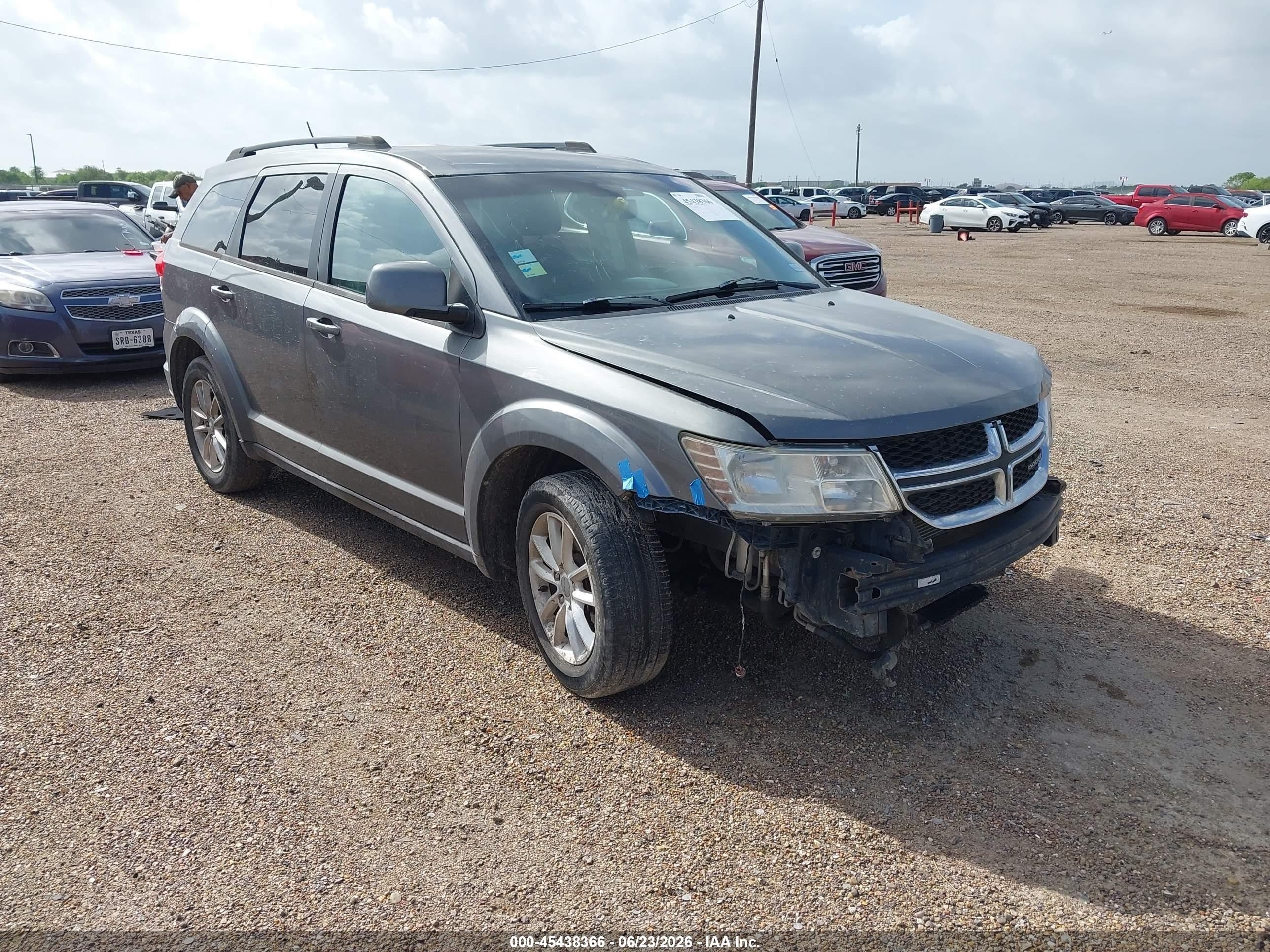 2013 Dodge Journey Sxt Gray vin: 3C4PDCBG6DT563870