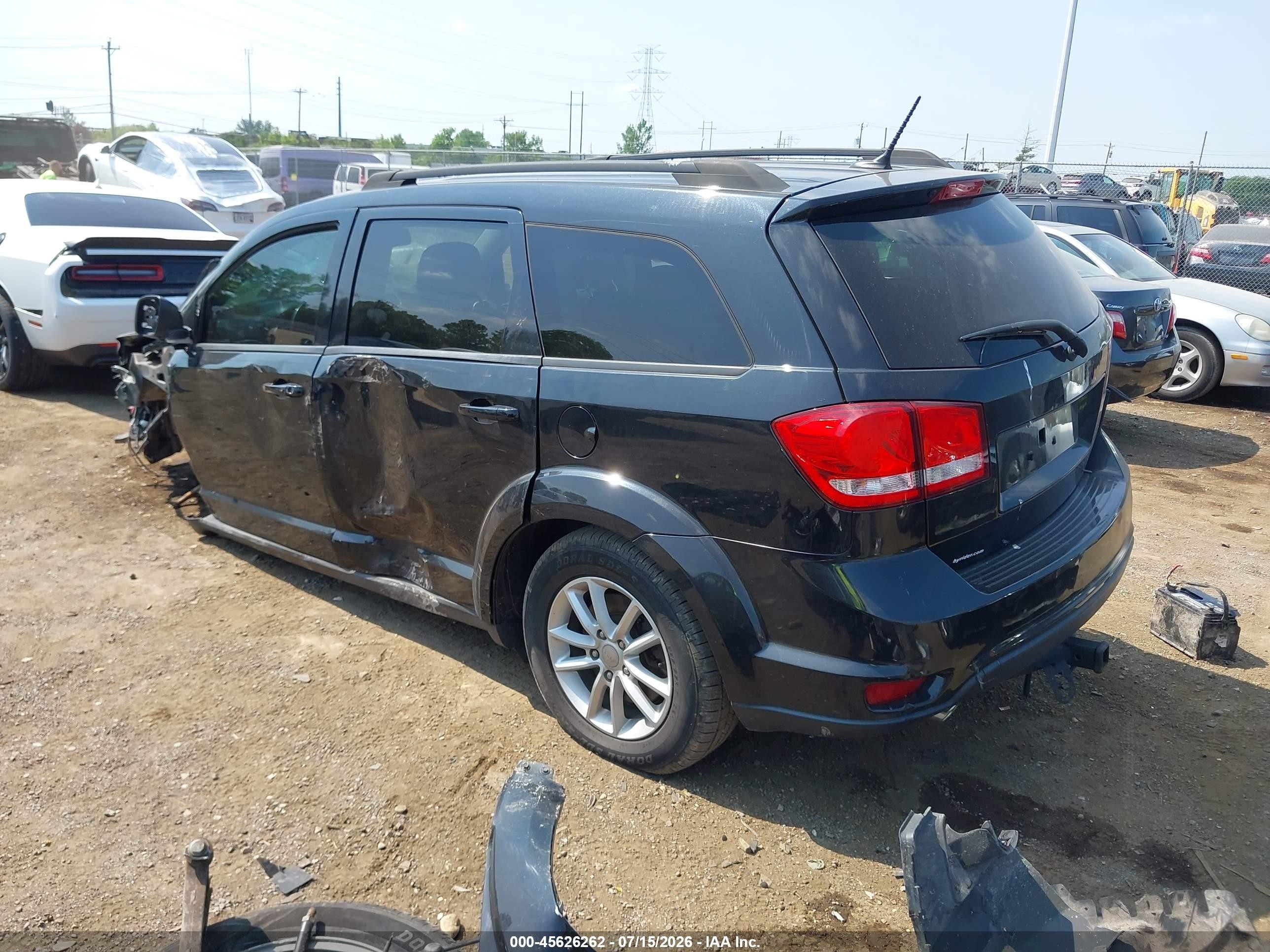 2013 Dodge Journey Sxt Black vin: 3C4PDCBG6DT587473