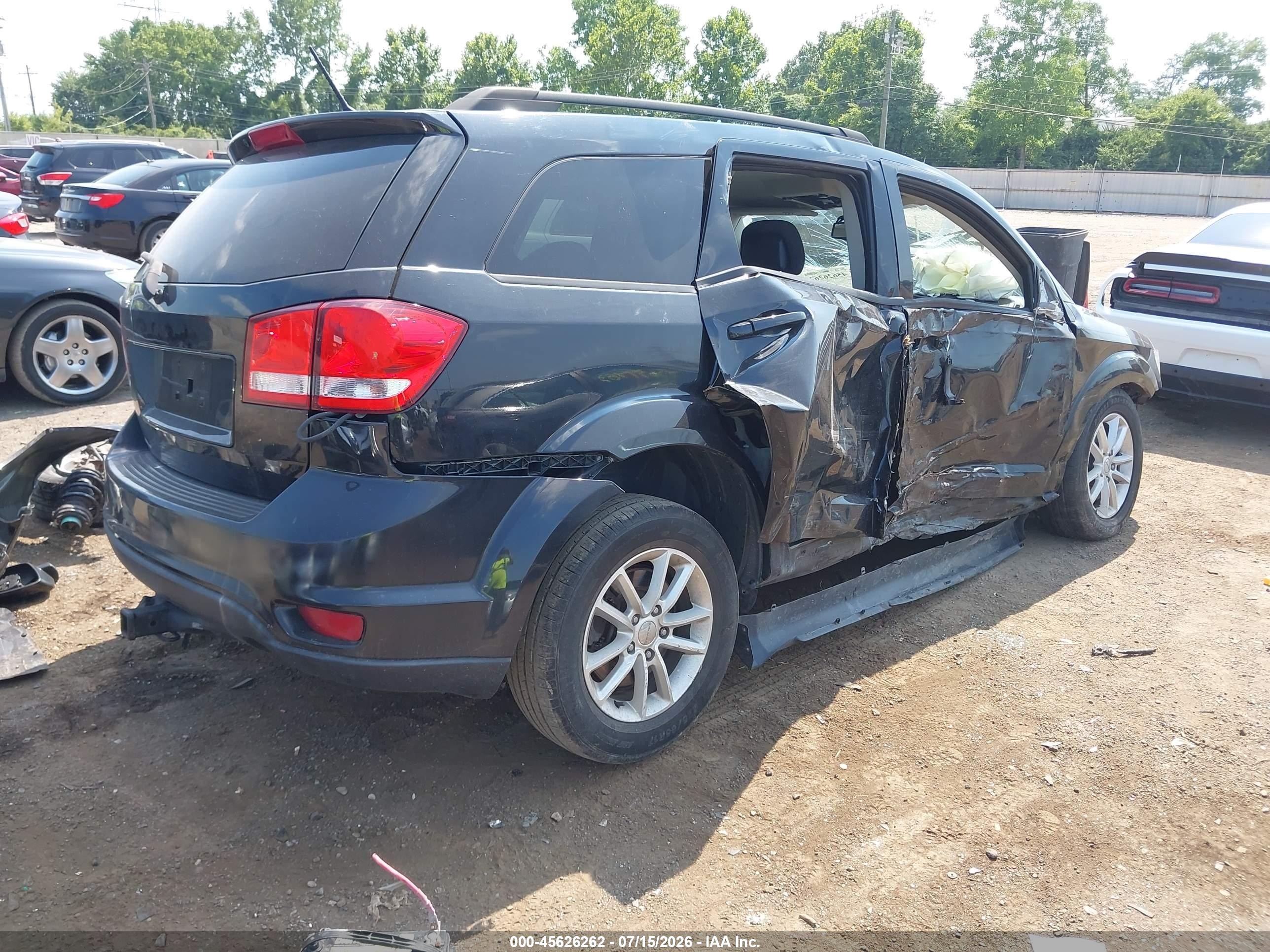 2013 Dodge Journey Sxt Black vin: 3C4PDCBG6DT587473