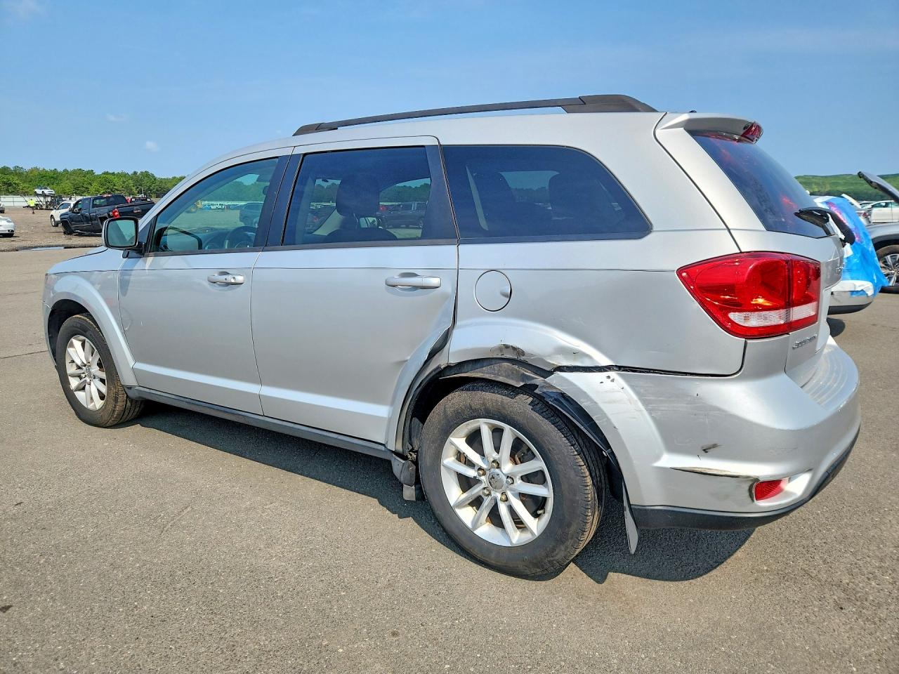 2013 Dodge Journey Sxt Silver vin: 3C4PDCBG6DT618205