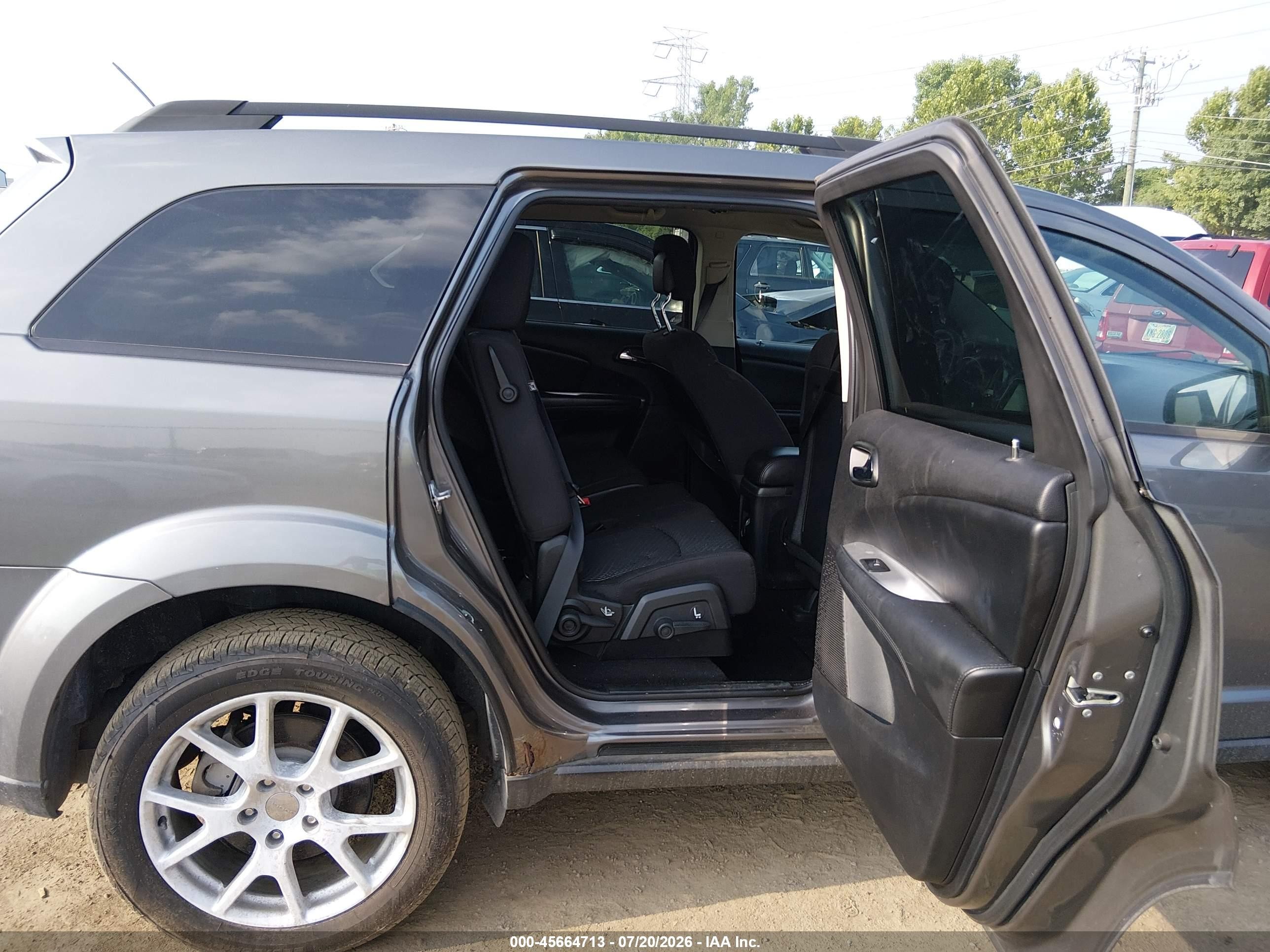 2013 Dodge Journey Sxt Gray vin: 3C4PDCBG6DT653262
