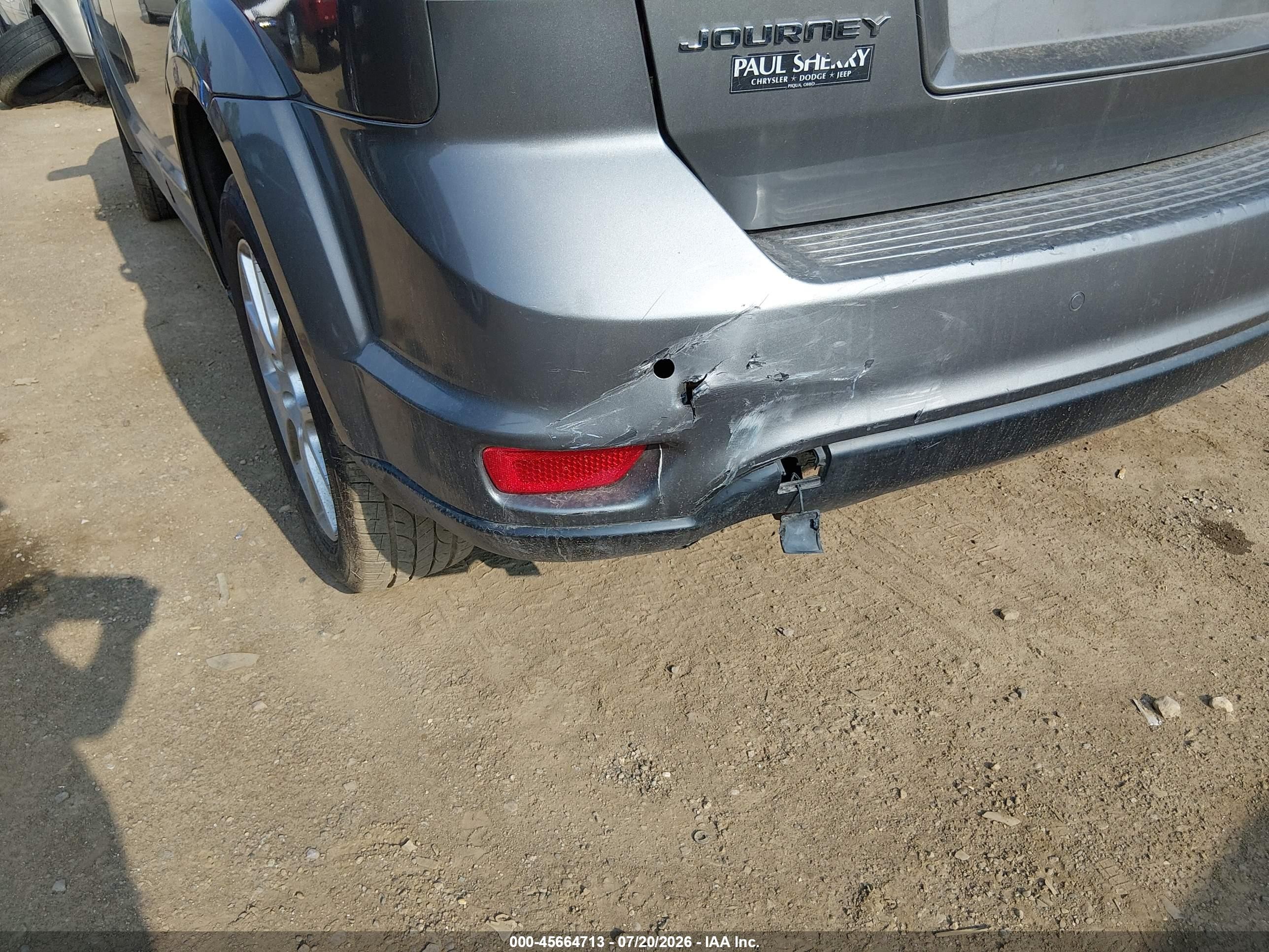 2013 Dodge Journey Sxt Gray vin: 3C4PDCBG6DT653262
