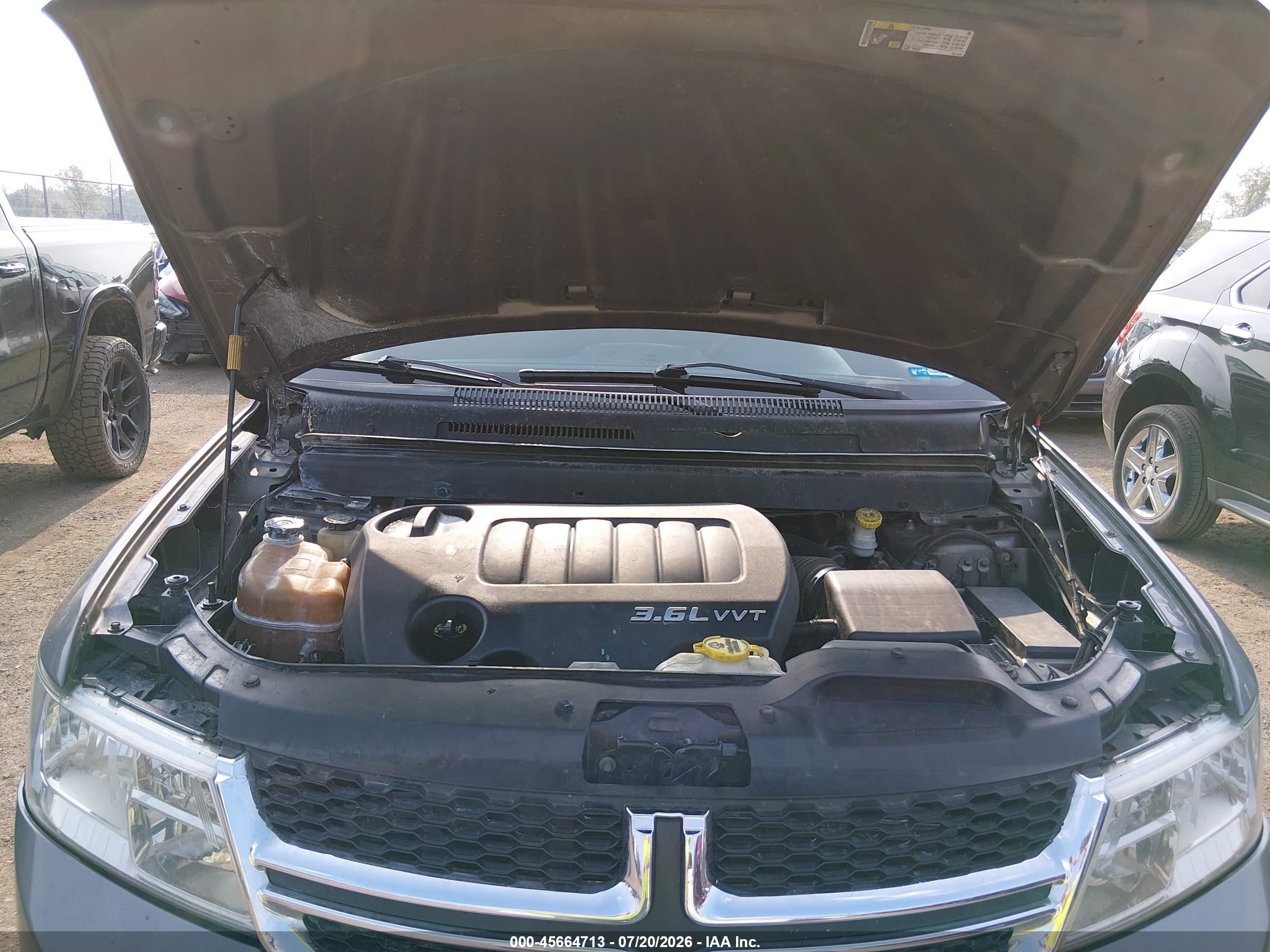 2013 Dodge Journey Sxt Gray vin: 3C4PDCBG6DT653262