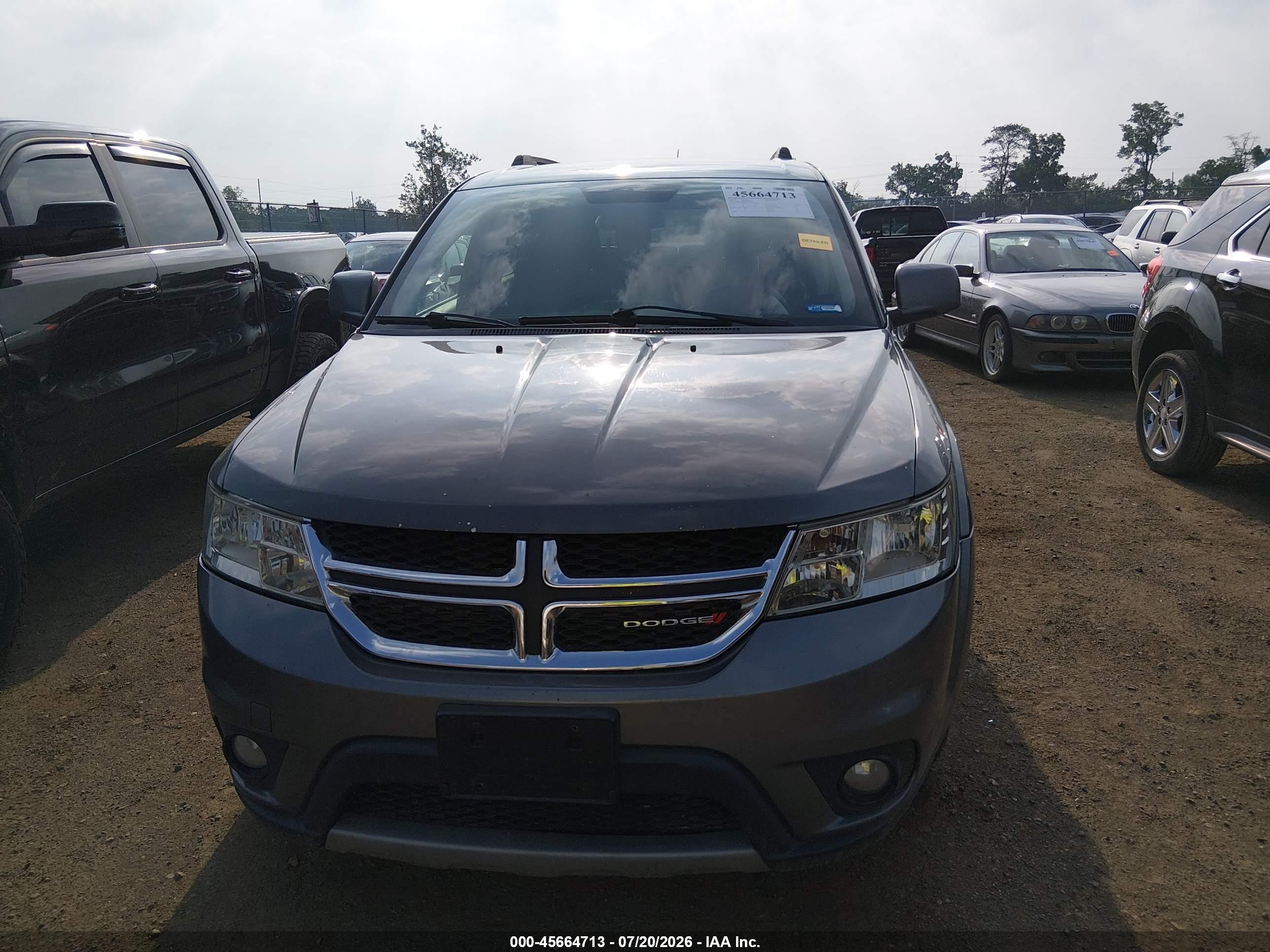 2013 Dodge Journey Sxt Gray vin: 3C4PDCBG6DT653262