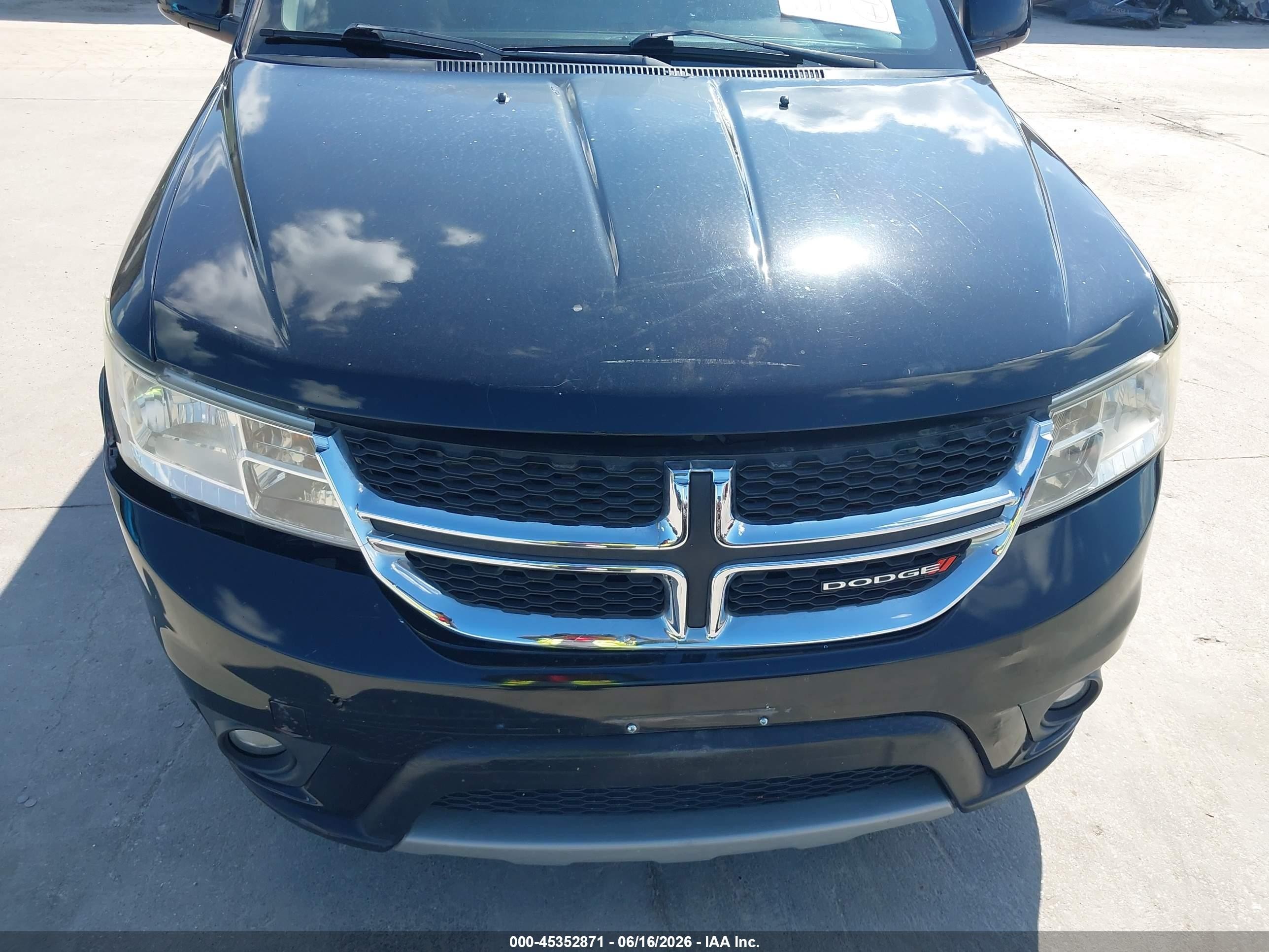 2014 Dodge Journey Sxt Black vin: 3C4PDCBG6ET122659