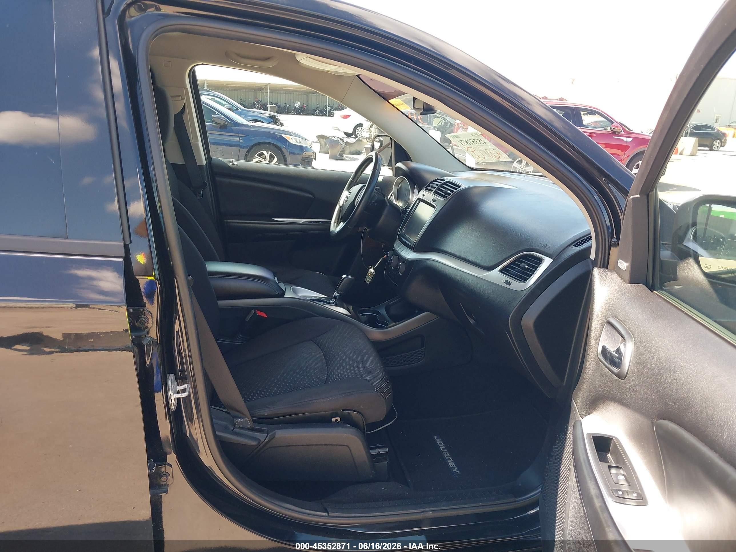 2014 Dodge Journey Sxt Black vin: 3C4PDCBG6ET122659