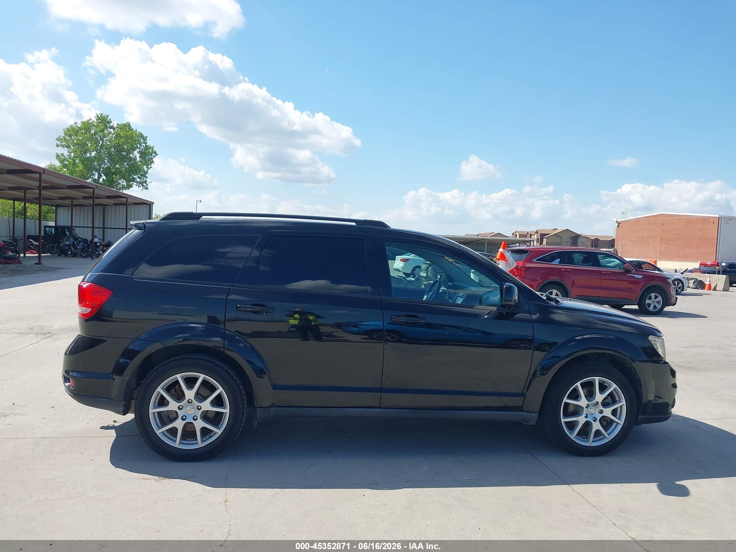 2014 Dodge Journey Sxt Black vin: 3C4PDCBG6ET122659