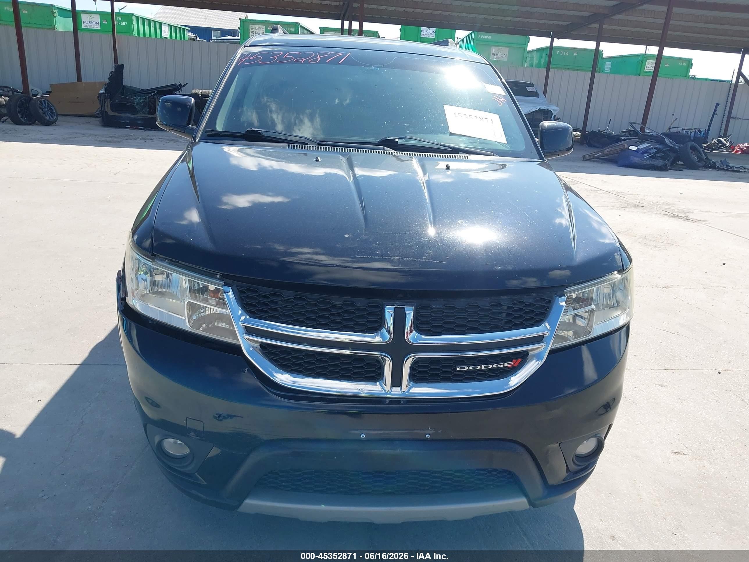 2014 Dodge Journey Sxt Black vin: 3C4PDCBG6ET122659