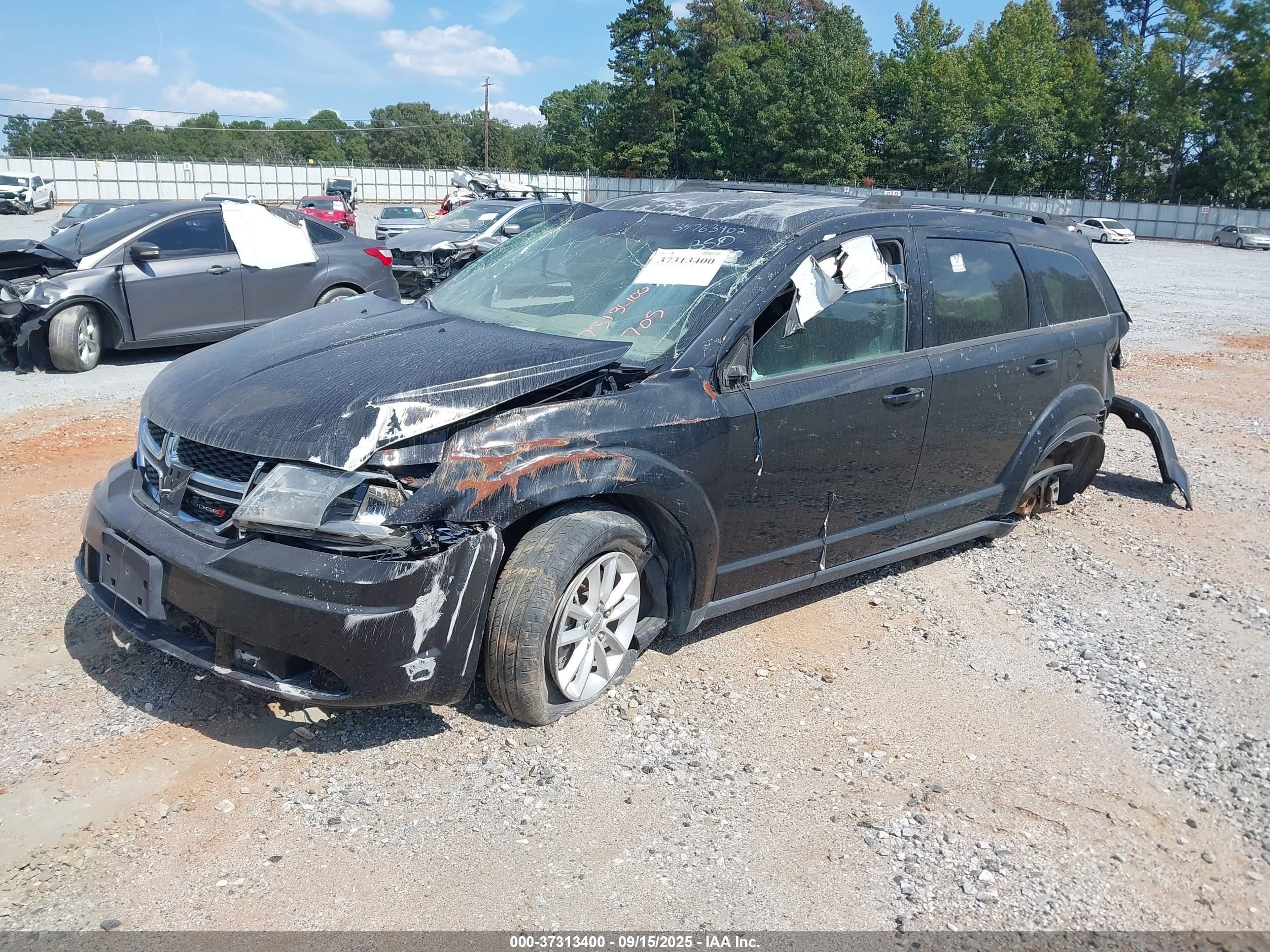 2014 Dodge Journey Sxt Черный vin: 3C4PDCBG6ET139168