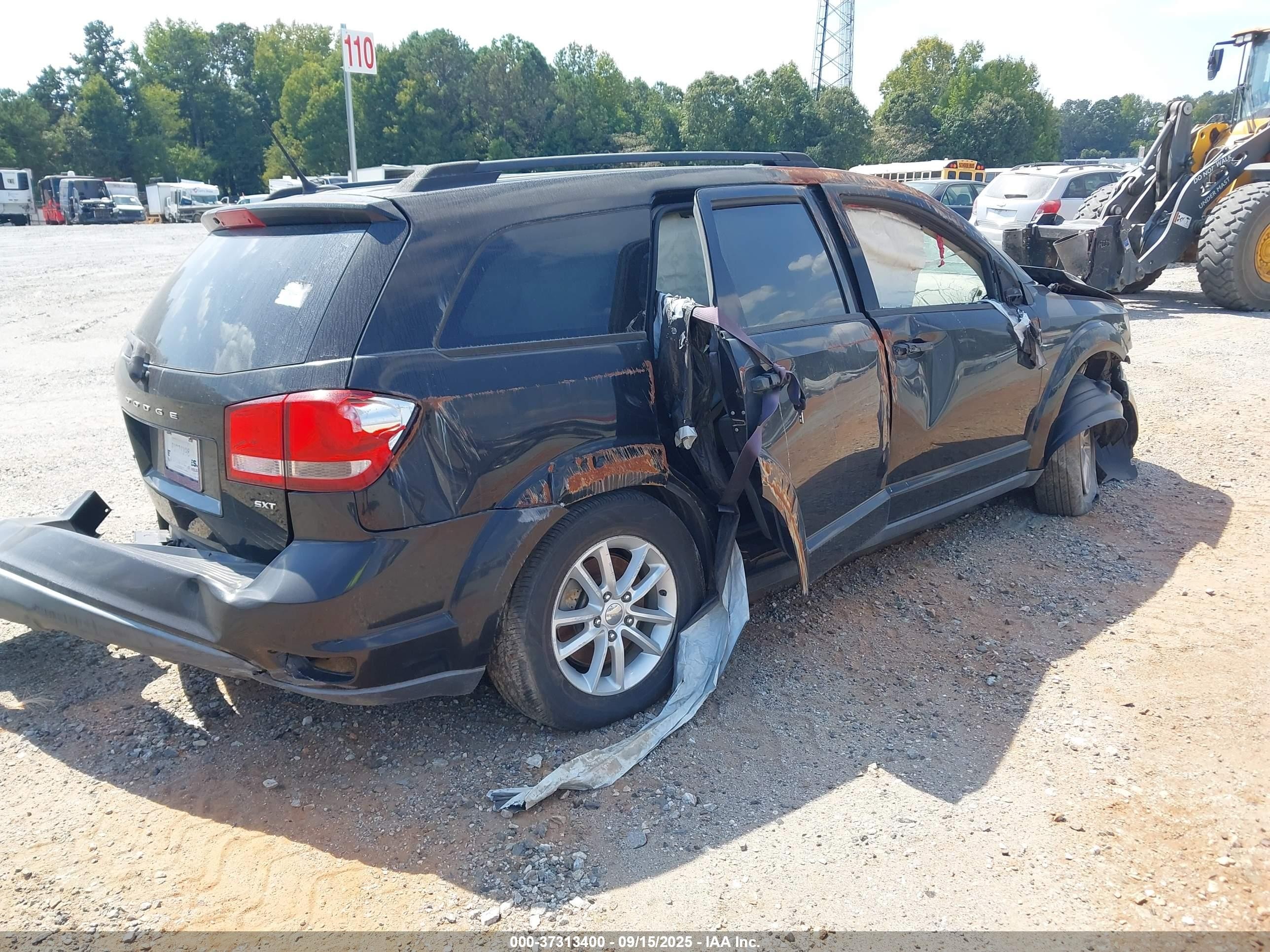 2014 Dodge Journey Sxt Черный vin: 3C4PDCBG6ET139168