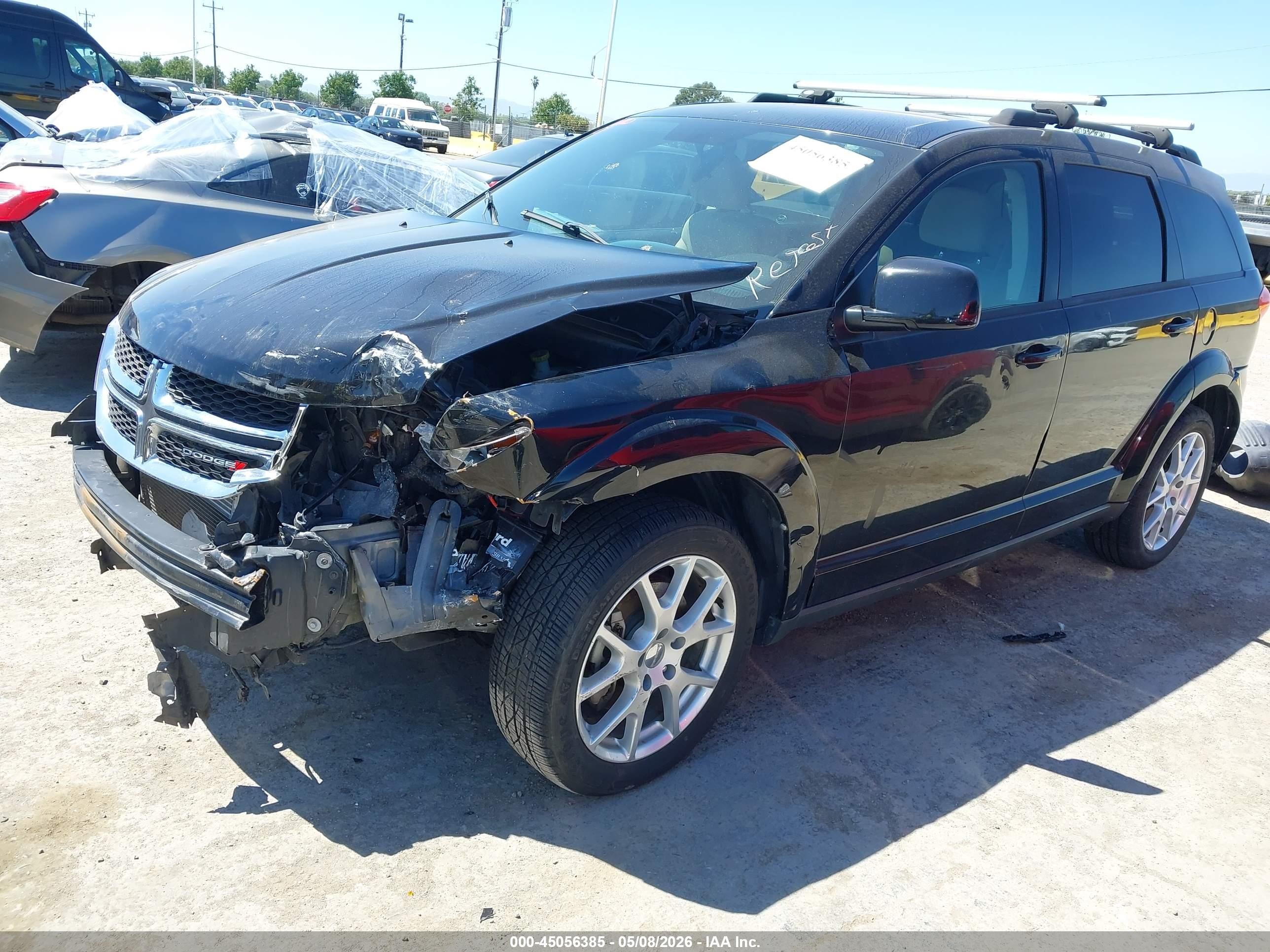 2014 Dodge Journey Sxt Black vin: 3C4PDCBG6ET153894