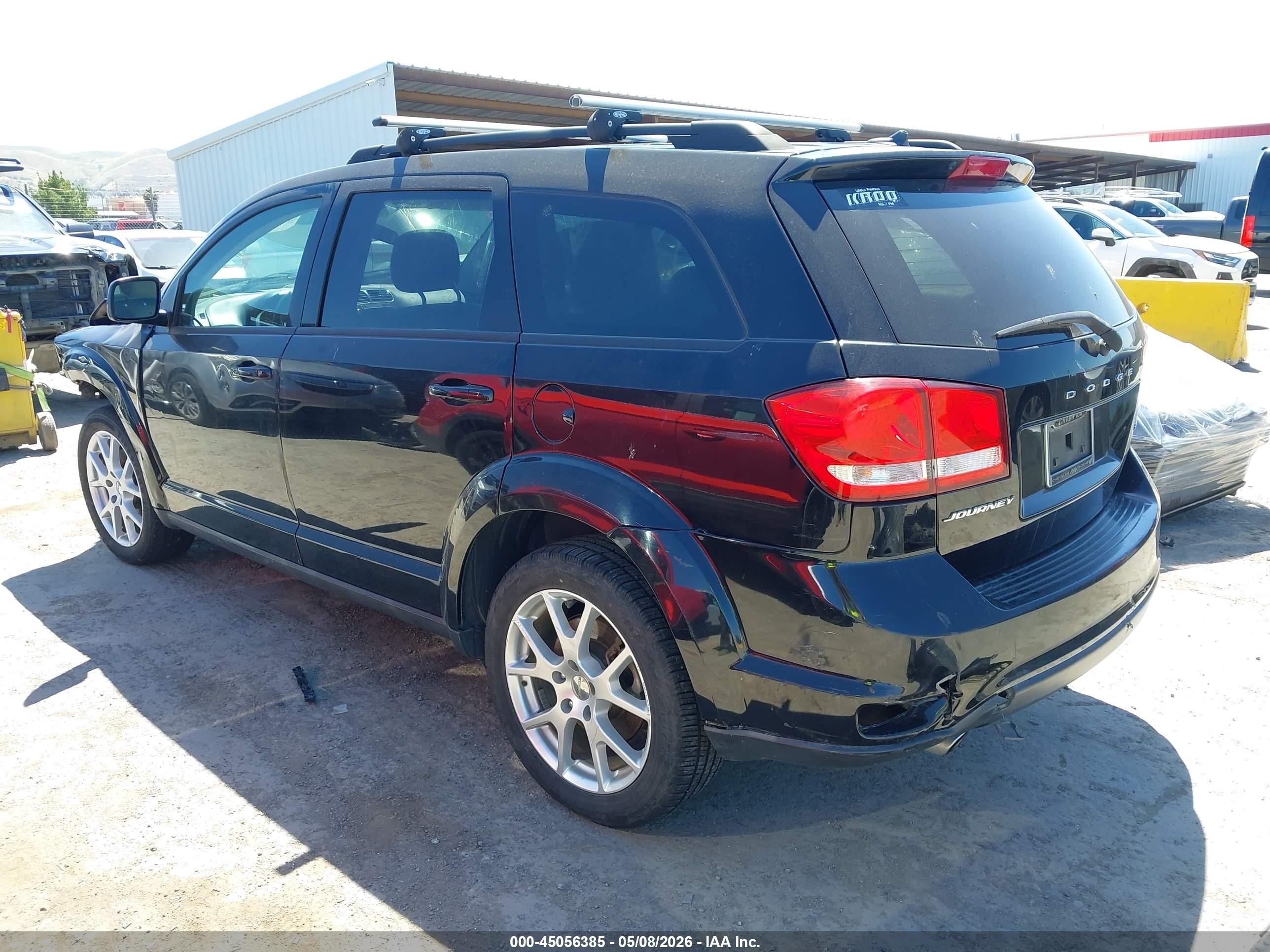 2014 Dodge Journey Sxt Black vin: 3C4PDCBG6ET153894