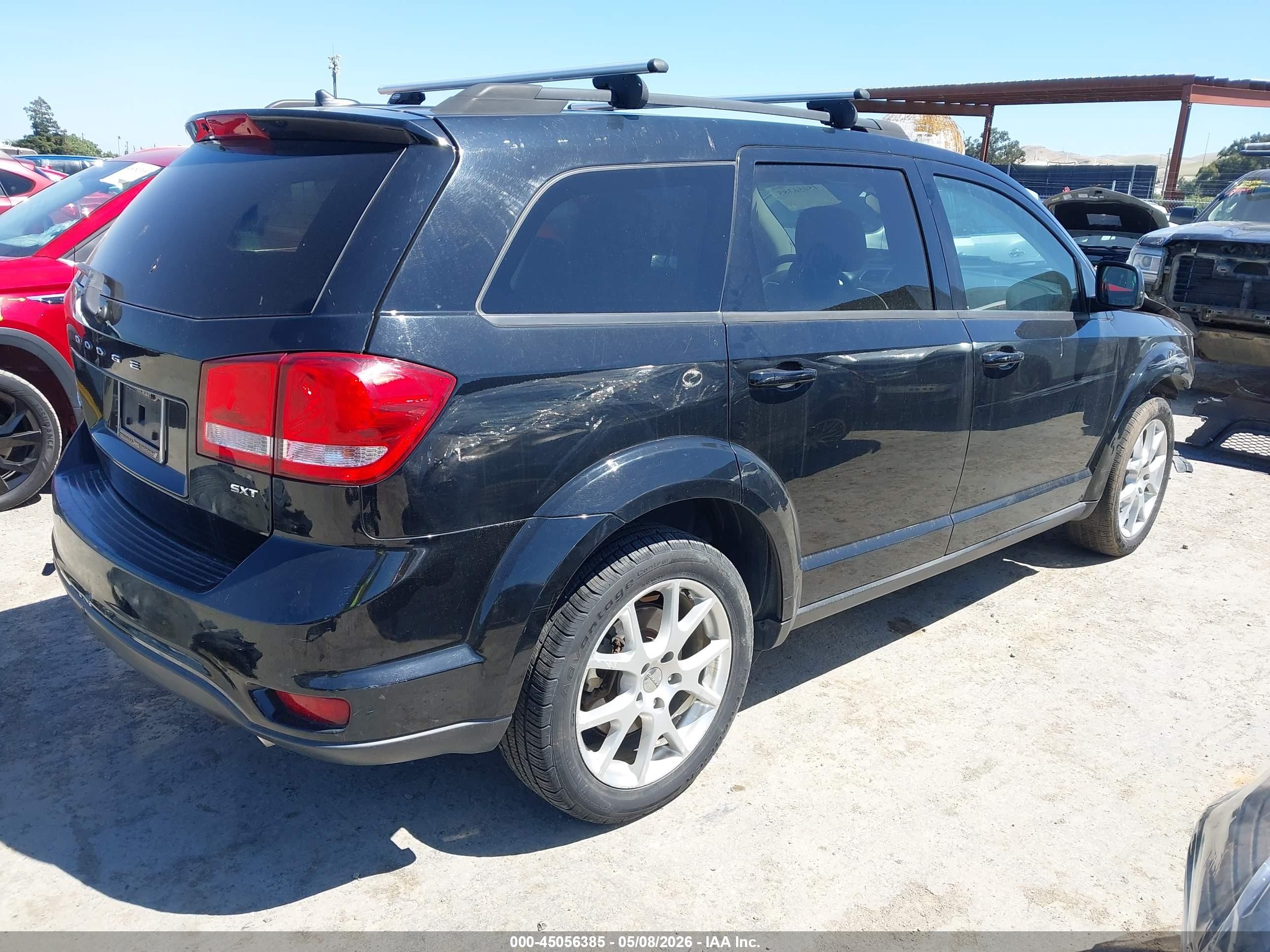 2014 Dodge Journey Sxt Black vin: 3C4PDCBG6ET153894