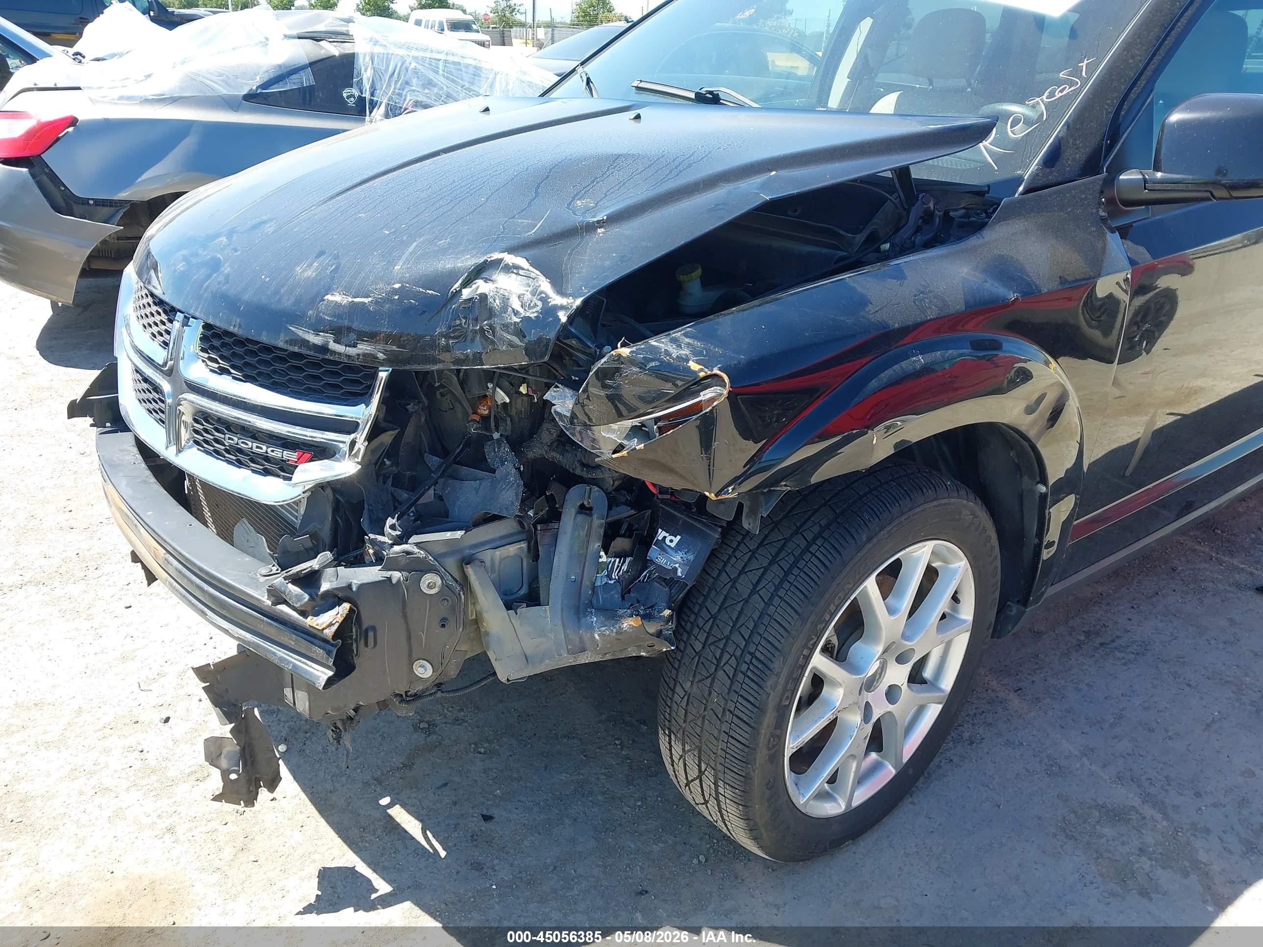 2014 Dodge Journey Sxt Black vin: 3C4PDCBG6ET153894