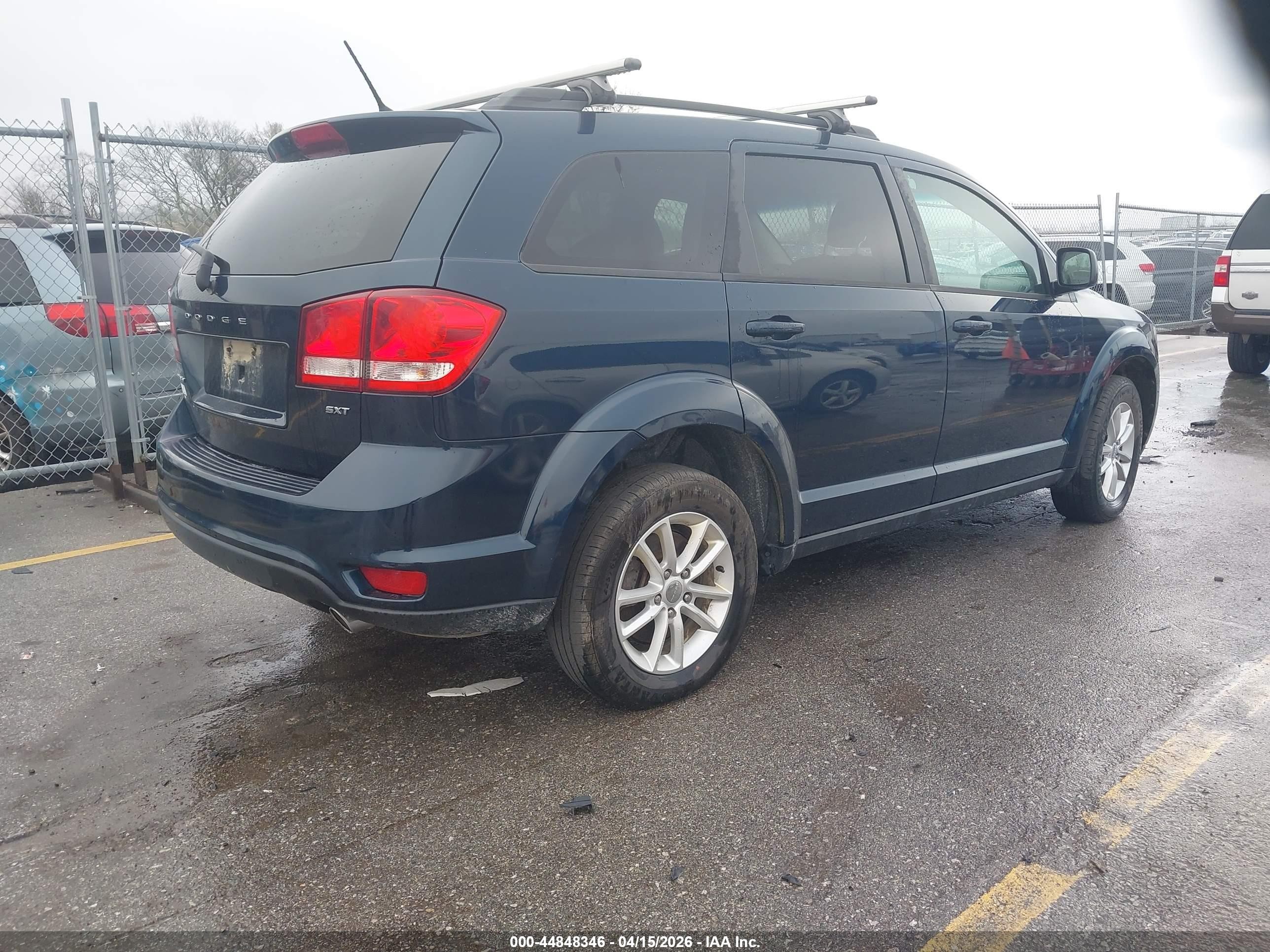 2014 Dodge Journey Sxt Blue vin: 3C4PDCBG6ET188869