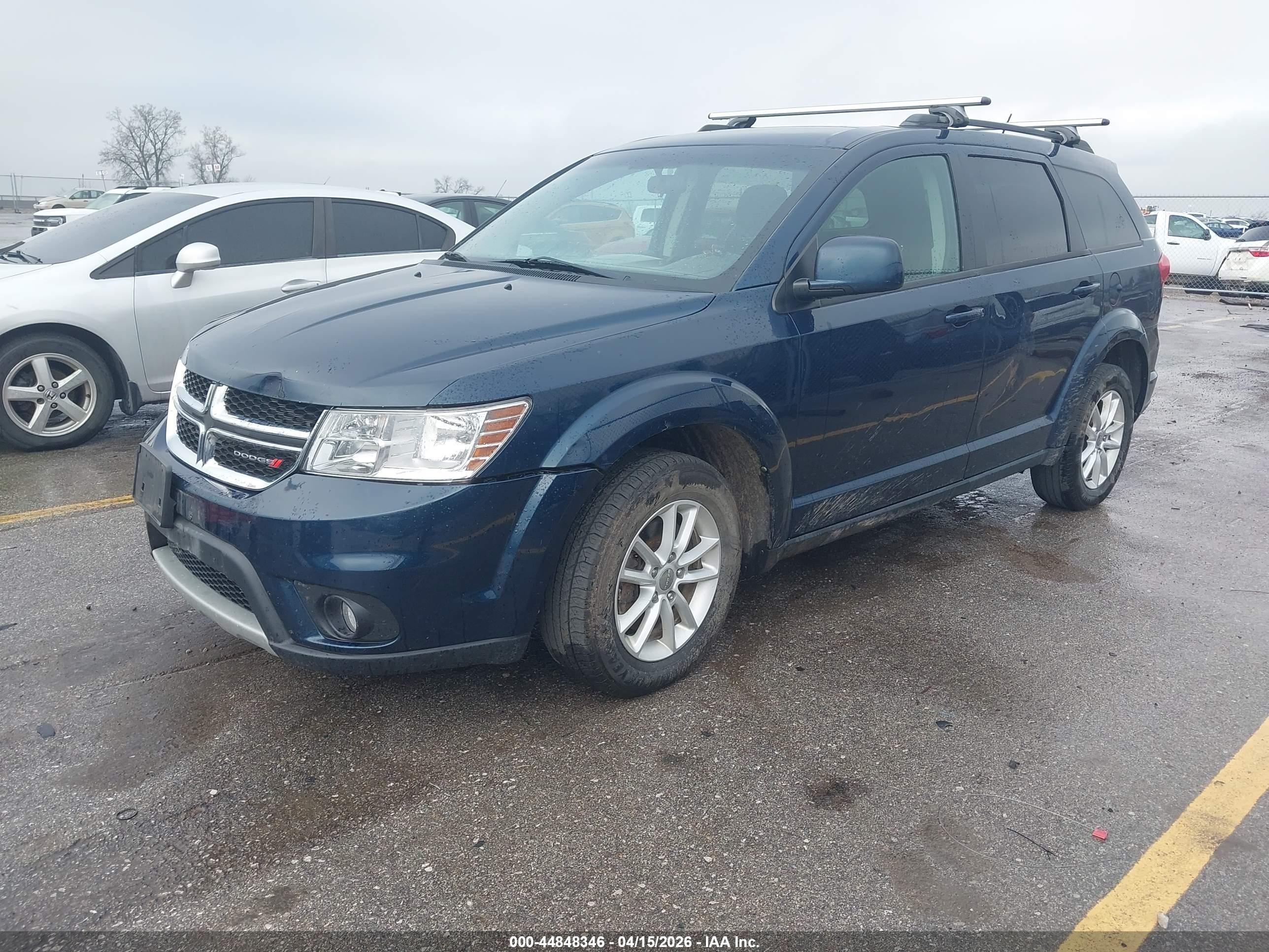 2014 Dodge Journey Sxt Blue vin: 3C4PDCBG6ET188869