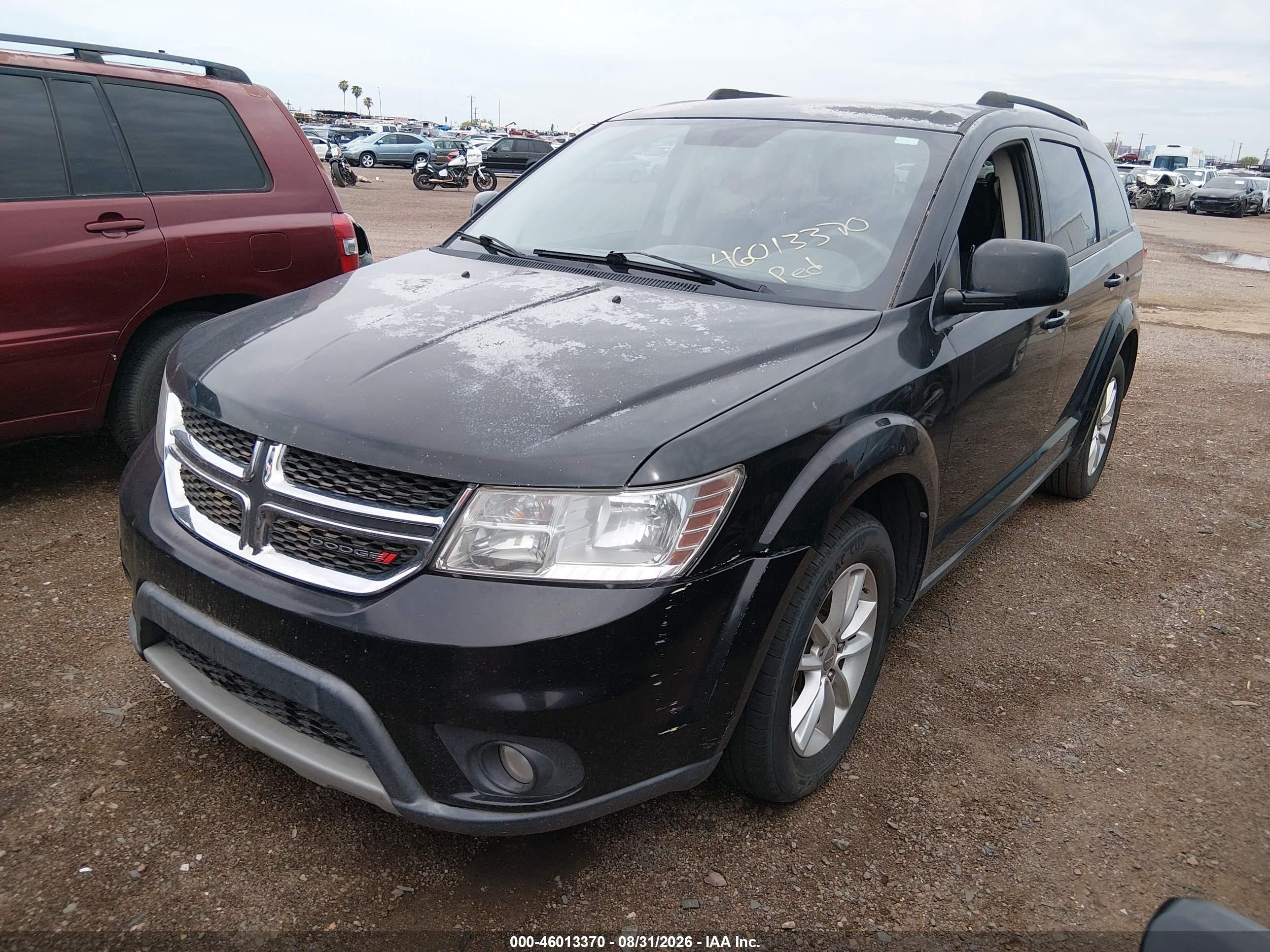 2014 Dodge Journey Sxt Black vin: 3C4PDCBG6ET194011