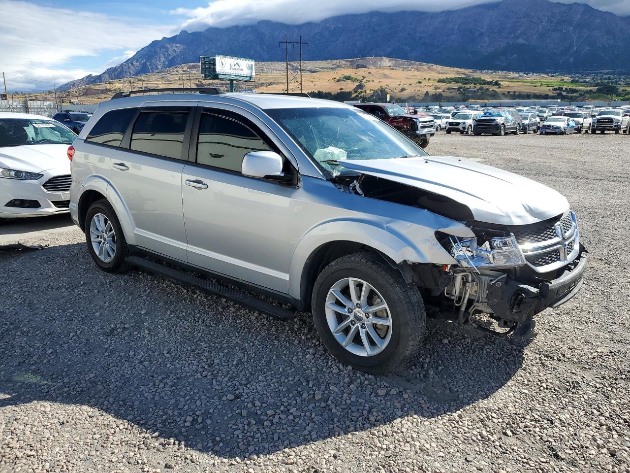 2014 Dodge Journey Sxt Silver vin: 3C4PDCBG6ET219599