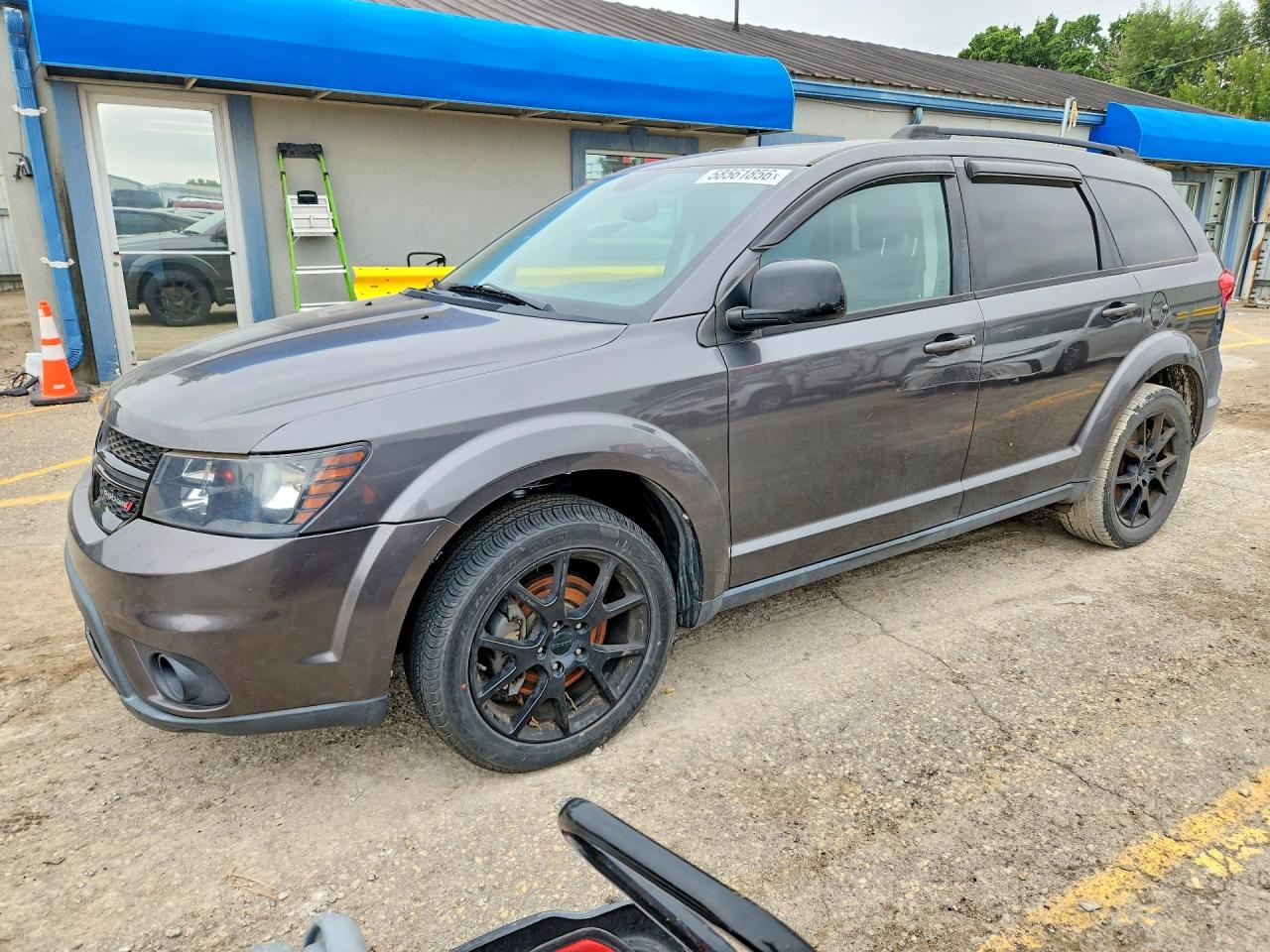 2014 Dodge Journey Sxt Gray vin: 3C4PDCBG6ET283688