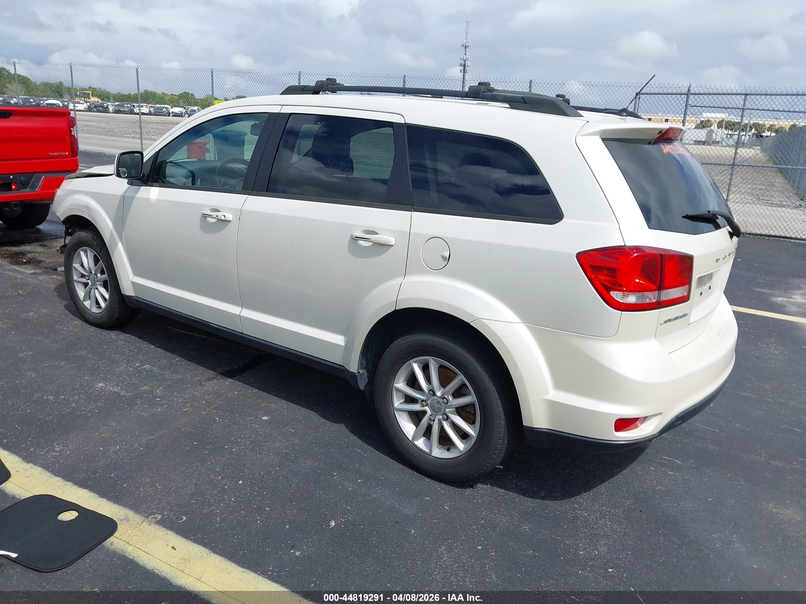 2015 Dodge Journey Sxt White vin: 3C4PDCBG6FT530984