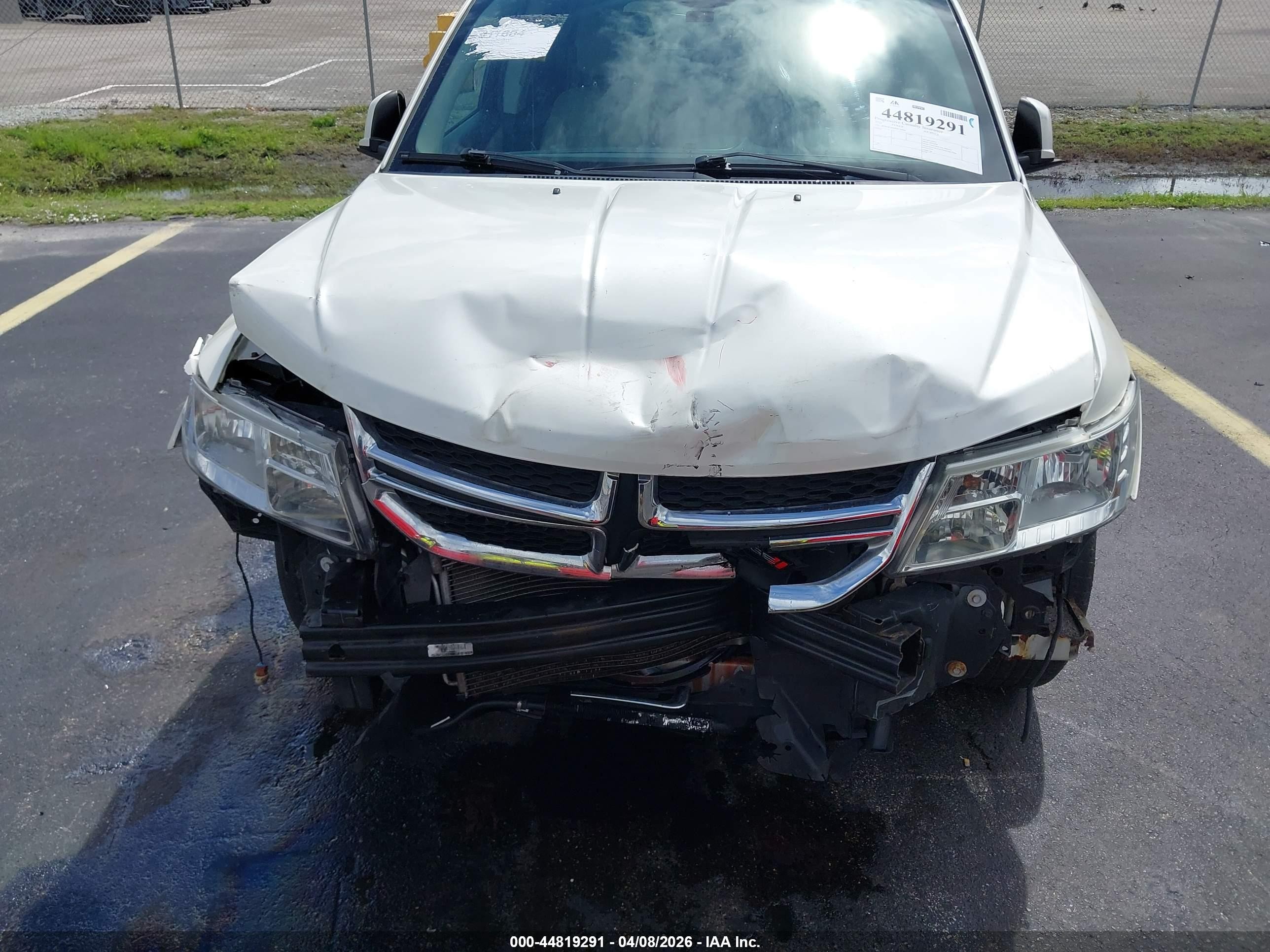 2015 Dodge Journey Sxt White vin: 3C4PDCBG6FT530984