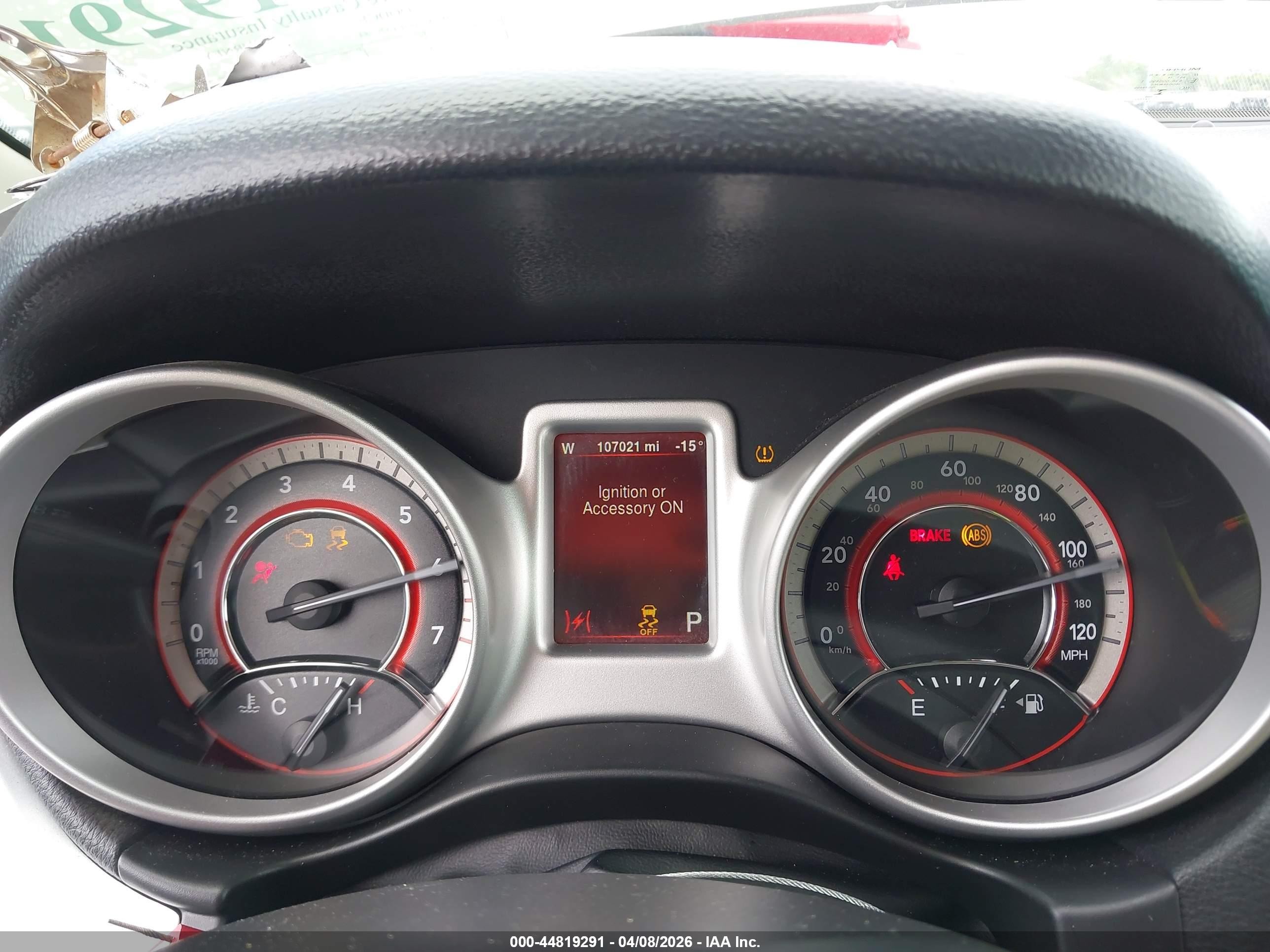 2015 Dodge Journey Sxt White vin: 3C4PDCBG6FT530984