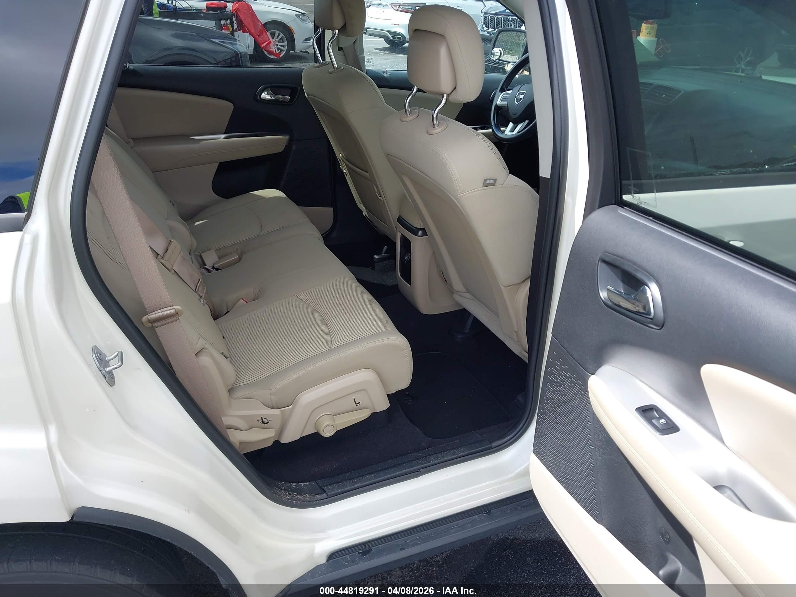2015 Dodge Journey Sxt White vin: 3C4PDCBG6FT530984