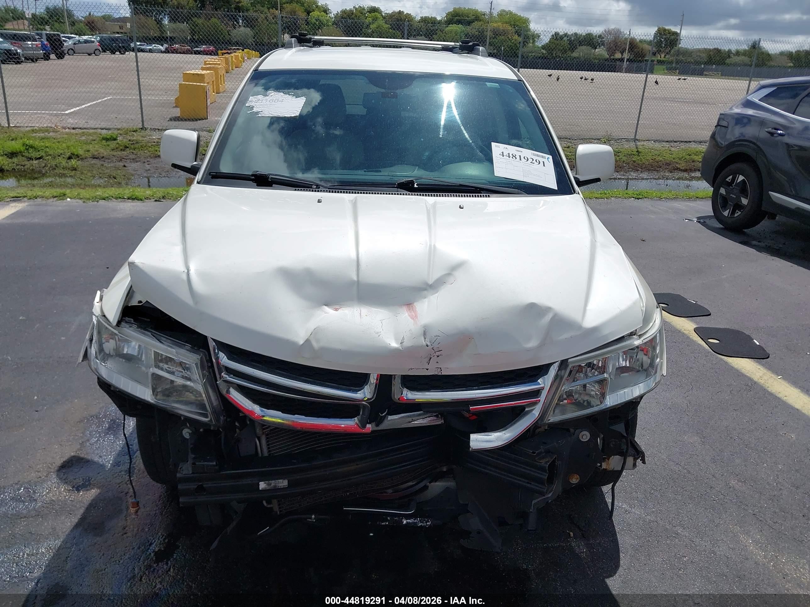 2015 Dodge Journey Sxt White vin: 3C4PDCBG6FT530984
