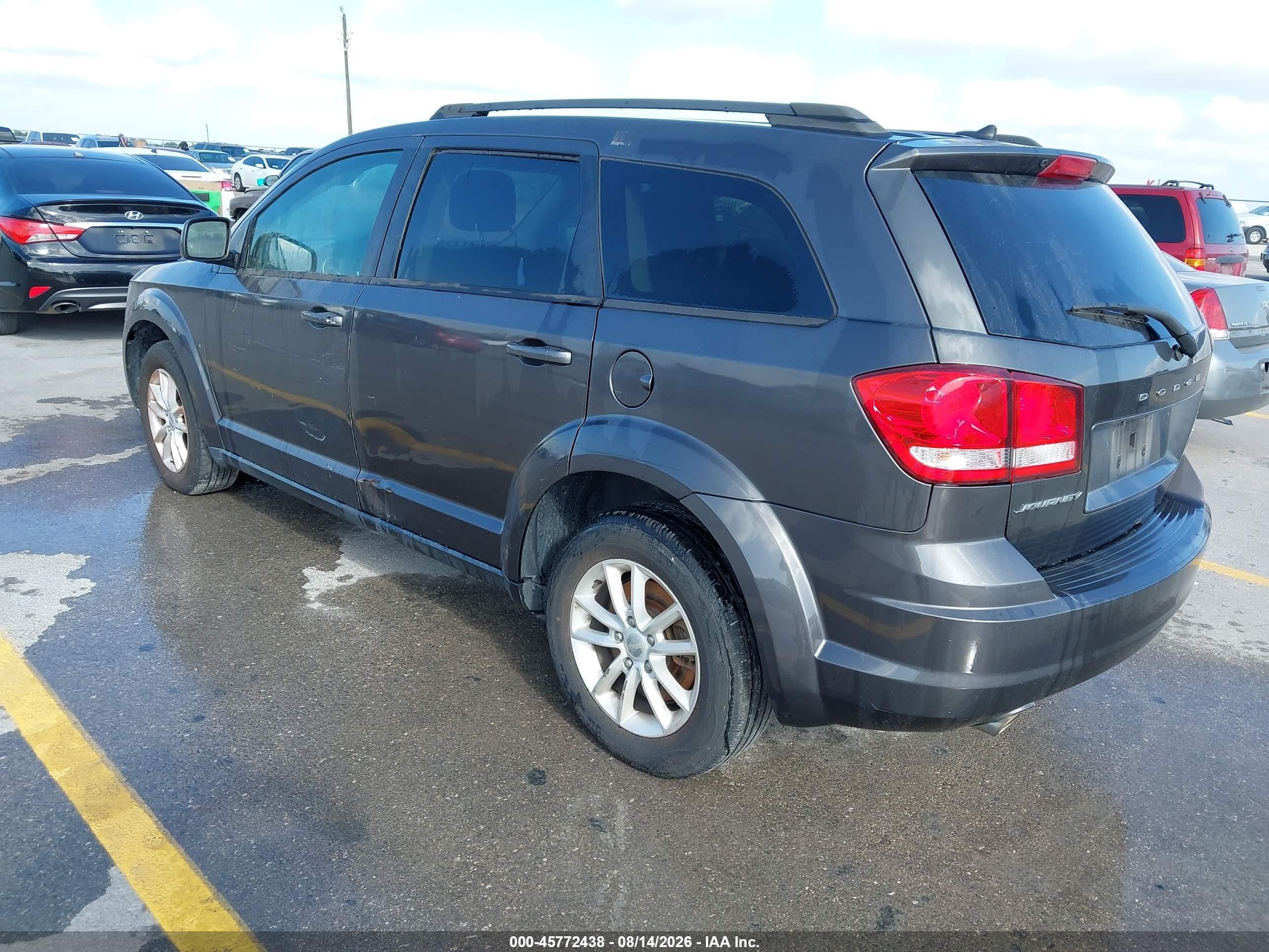 2015 Dodge Journey Sxt Gray vin: 3C4PDCBG6FT605019
