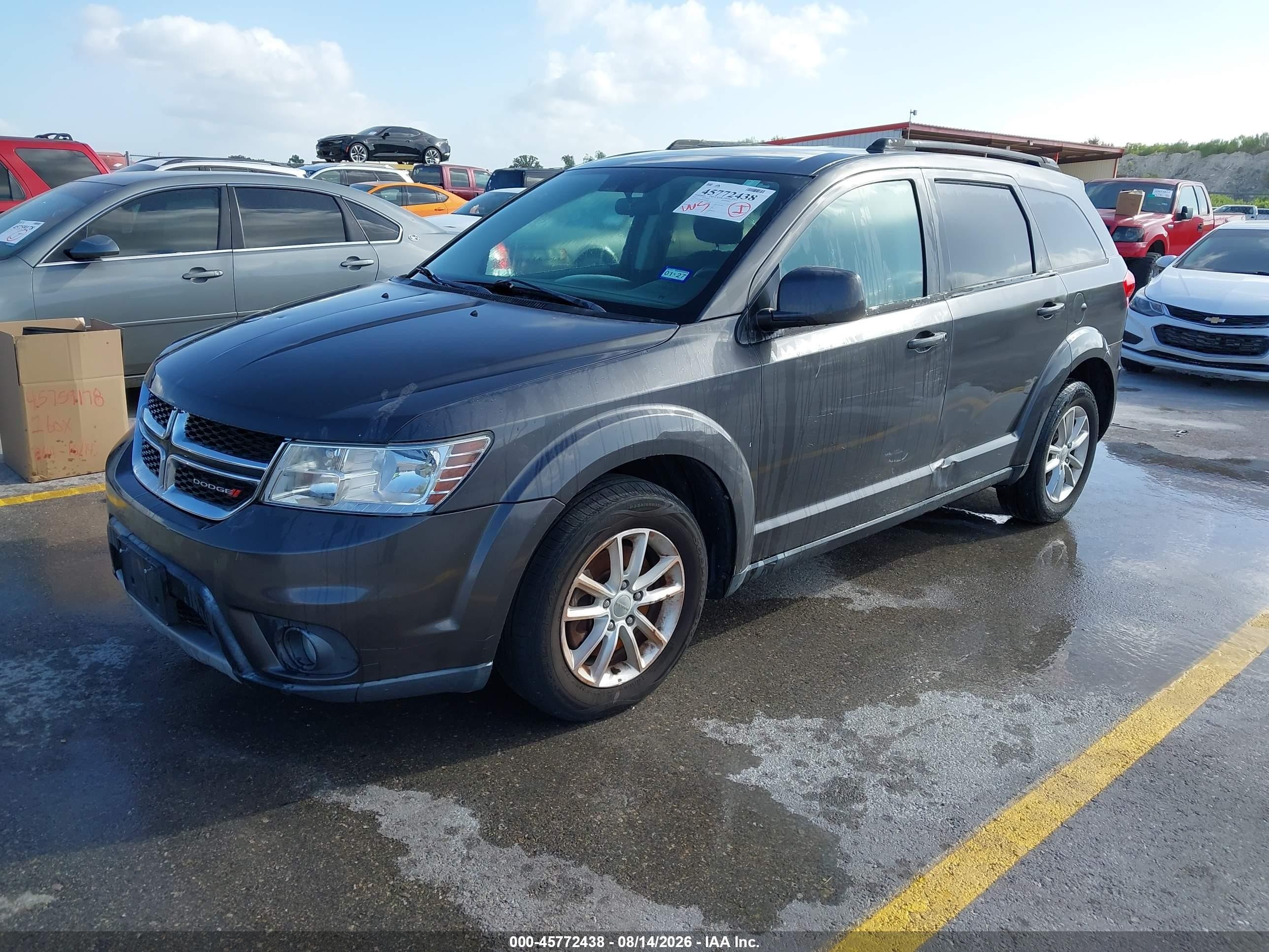 2015 Dodge Journey Sxt Gray vin: 3C4PDCBG6FT605019