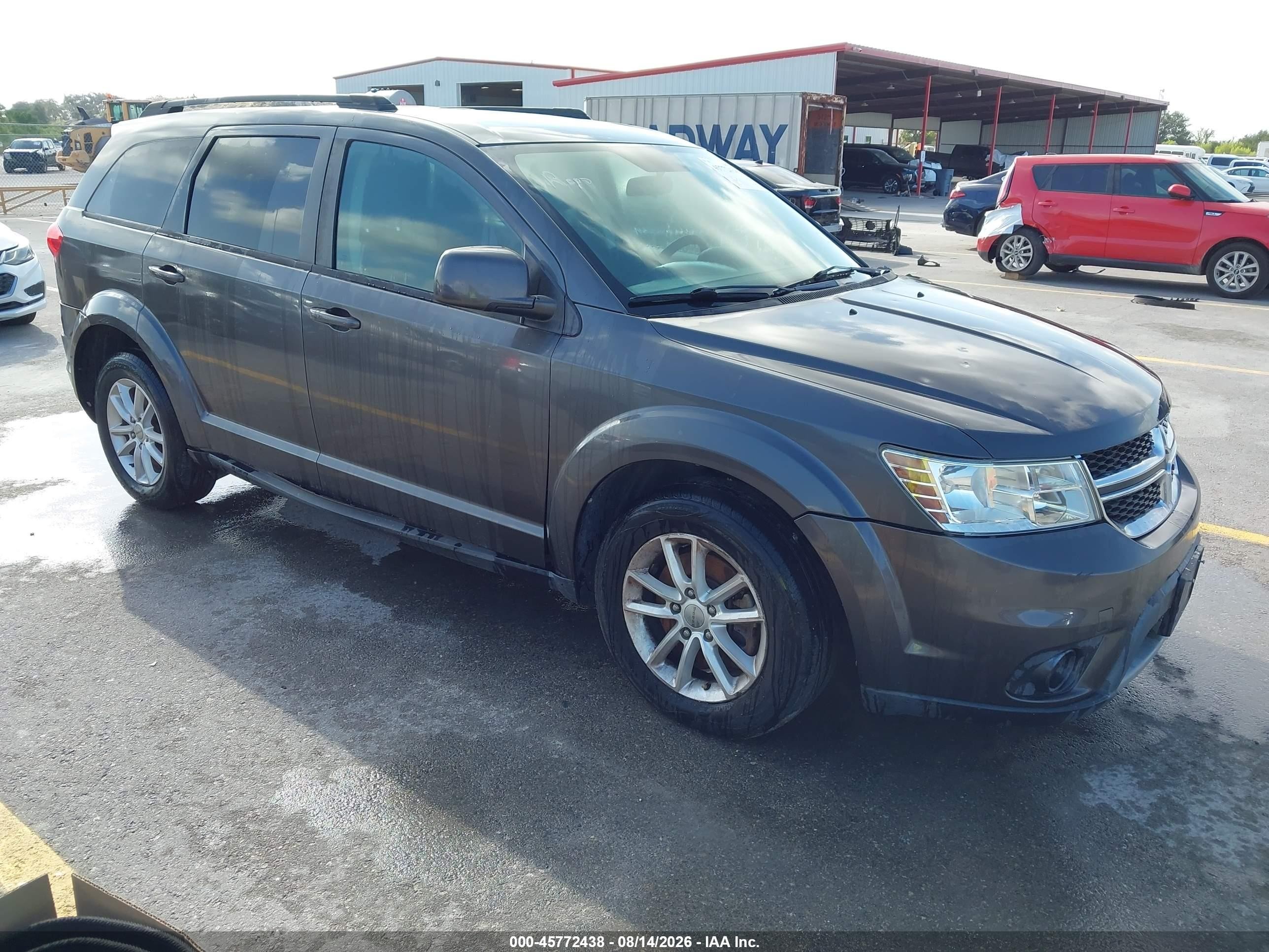 2015 Dodge Journey Sxt Gray vin: 3C4PDCBG6FT605019