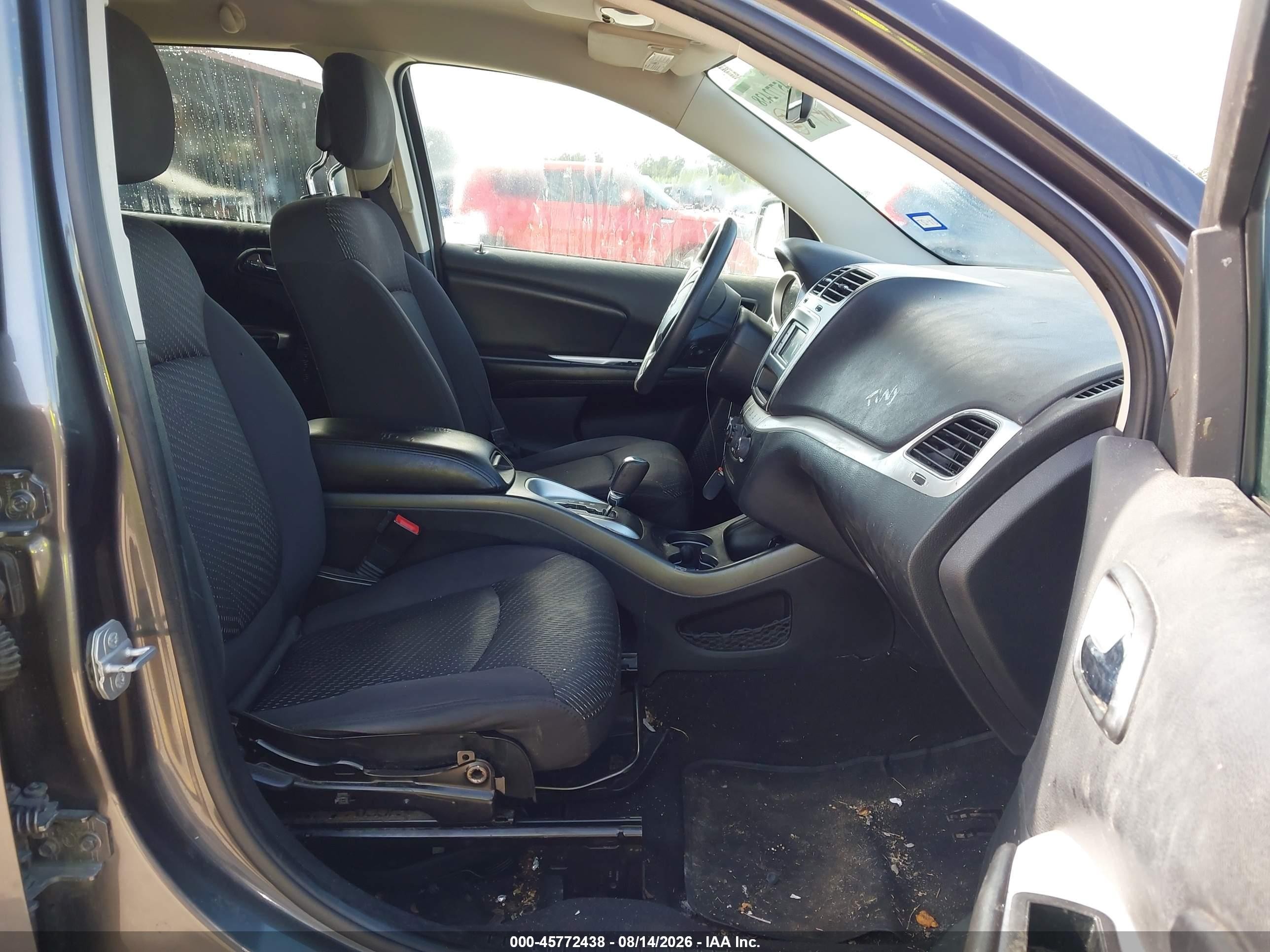 2015 Dodge Journey Sxt Gray vin: 3C4PDCBG6FT605019