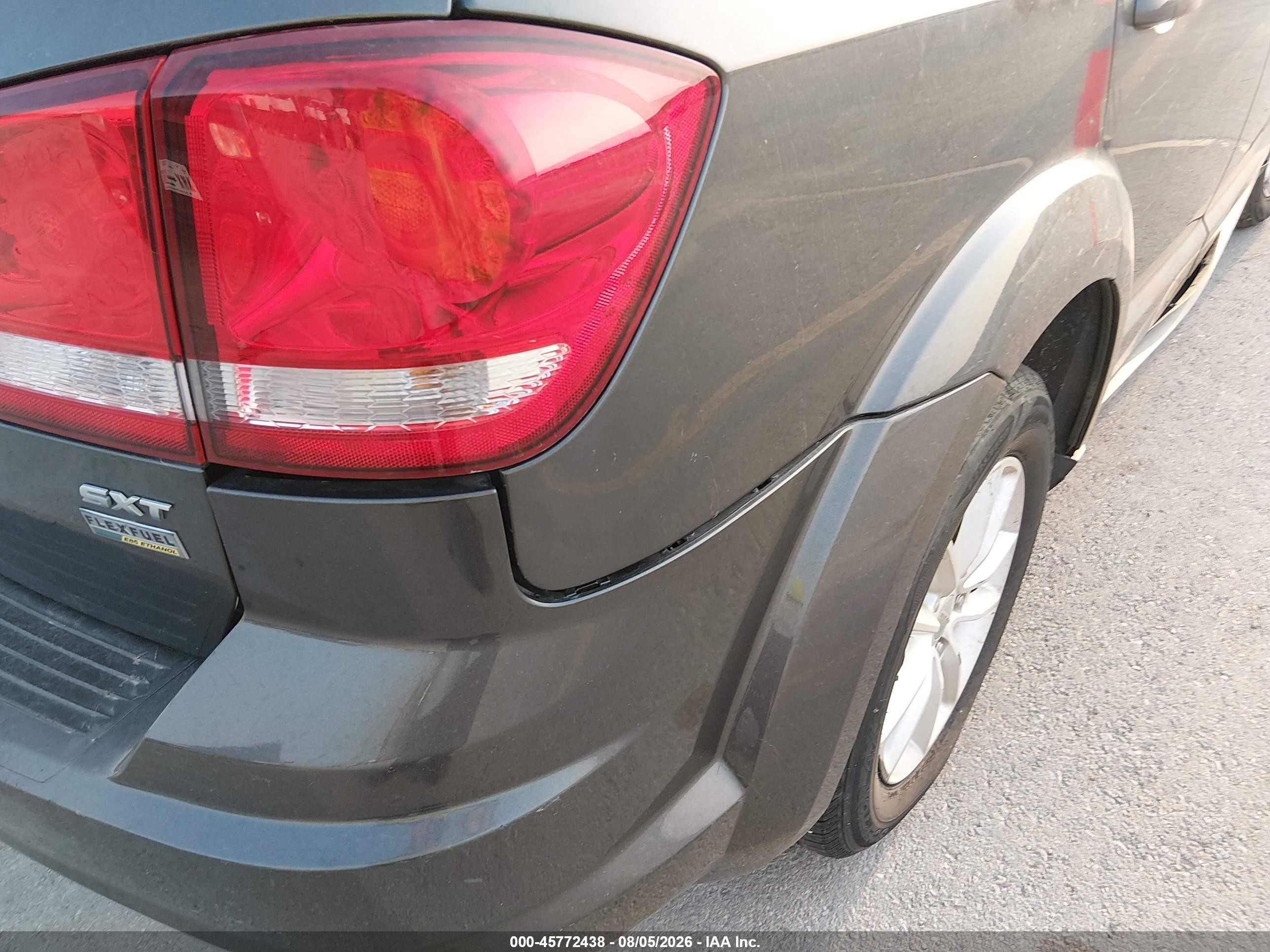 2015 Dodge Journey Sxt Gray vin: 3C4PDCBG6FT605019