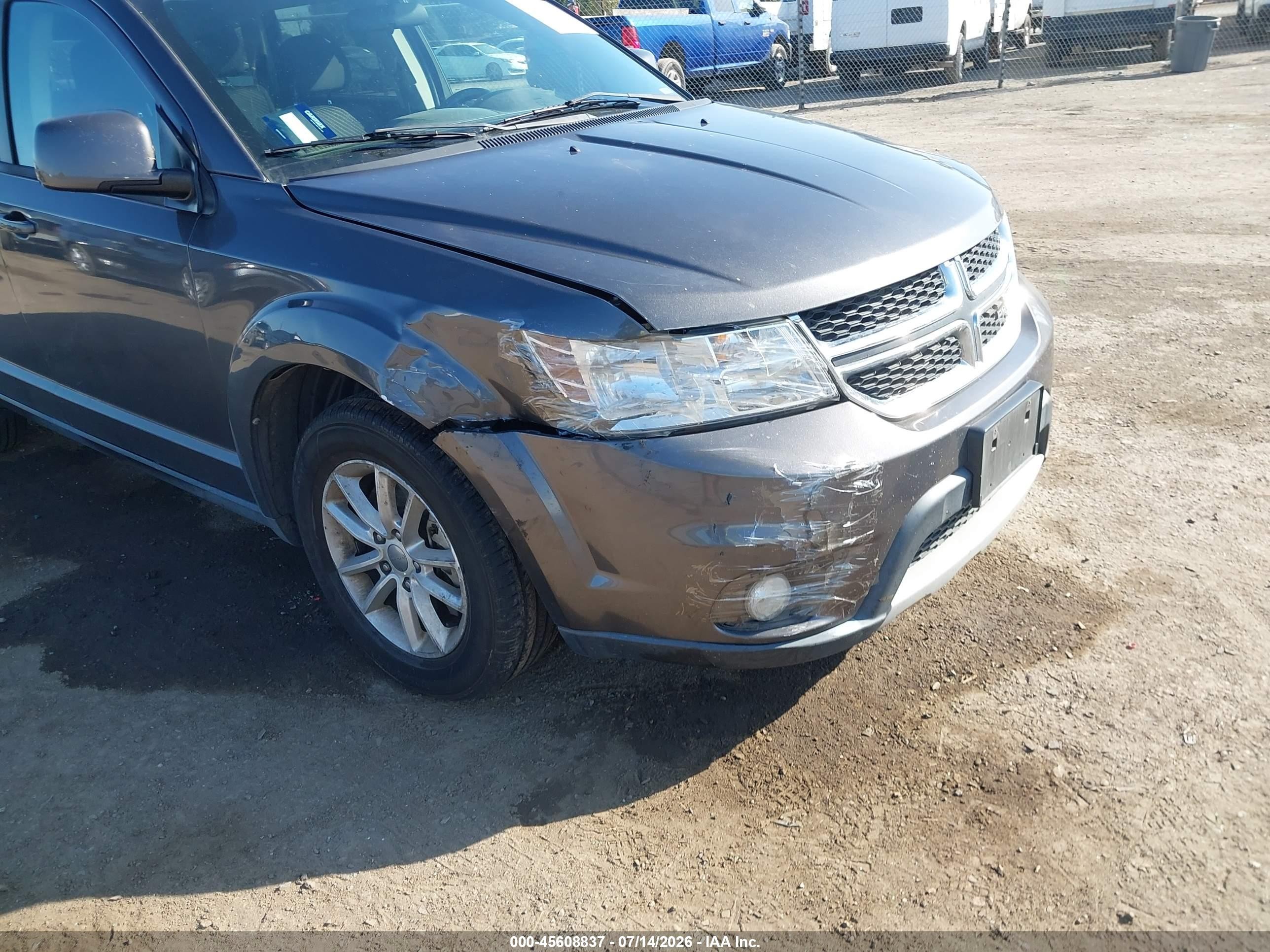 2015 Dodge Journey Sxt Gray vin: 3C4PDCBG6FT616621