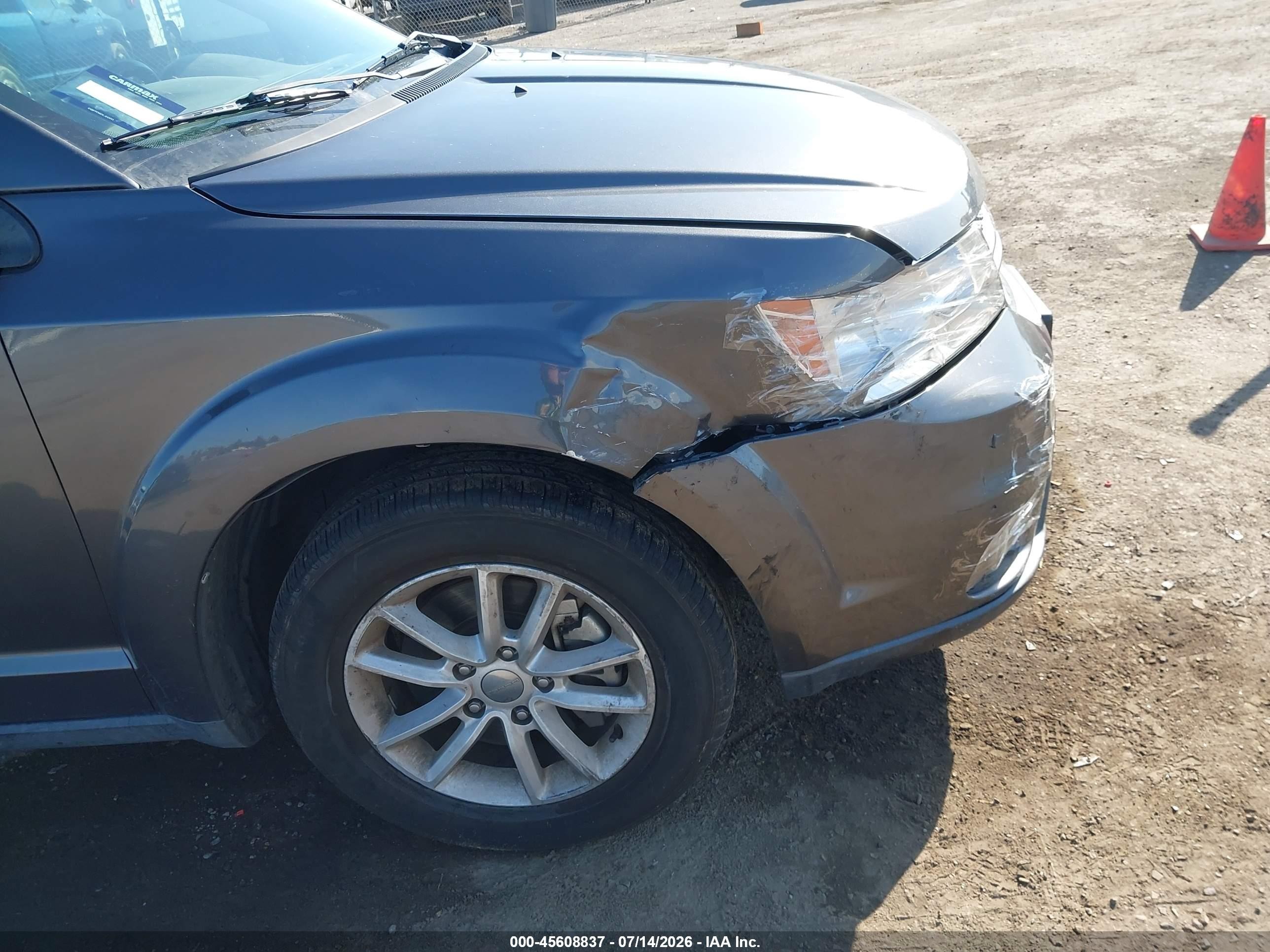2015 Dodge Journey Sxt Gray vin: 3C4PDCBG6FT616621