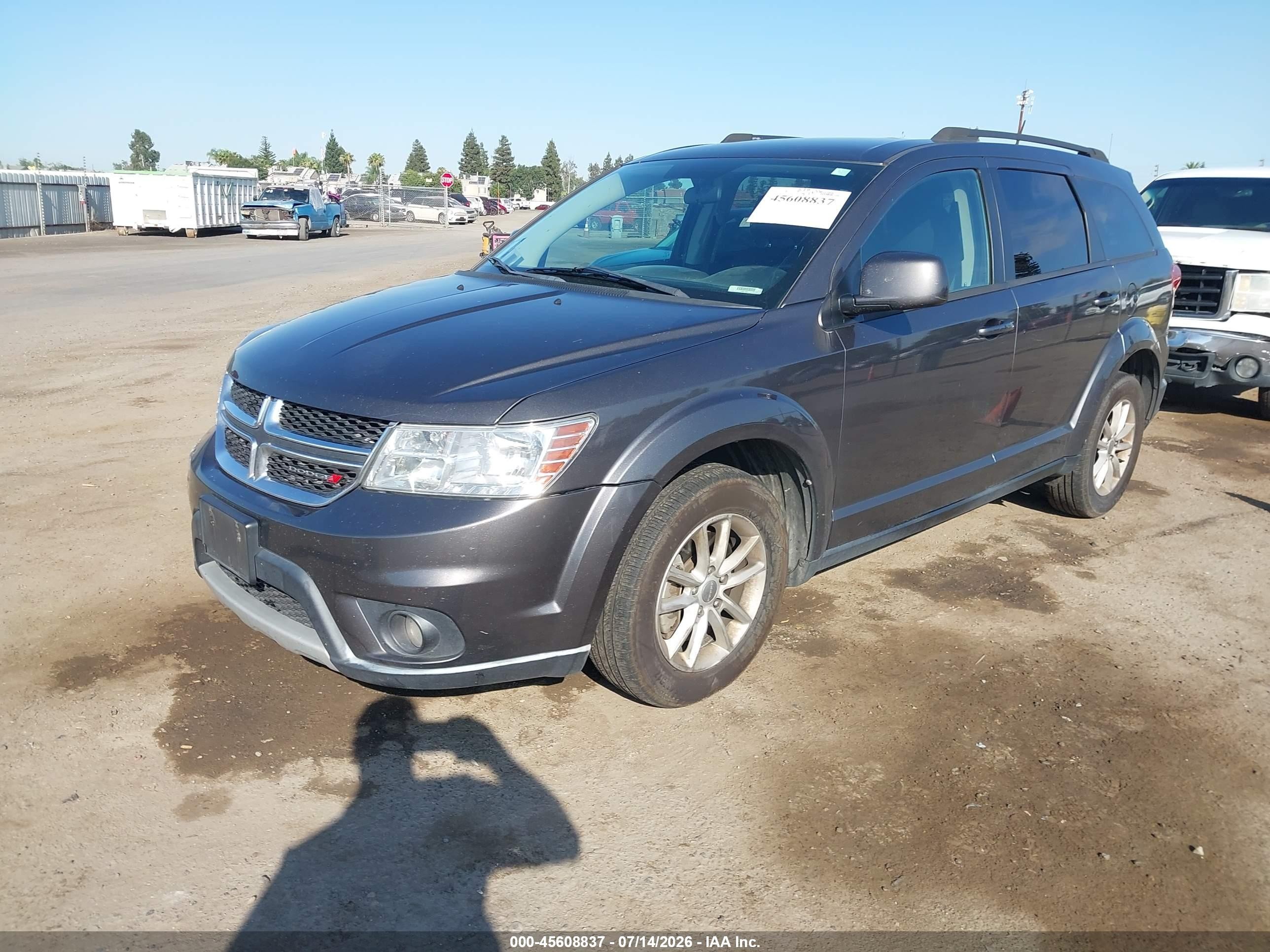 2015 Dodge Journey Sxt Gray vin: 3C4PDCBG6FT616621