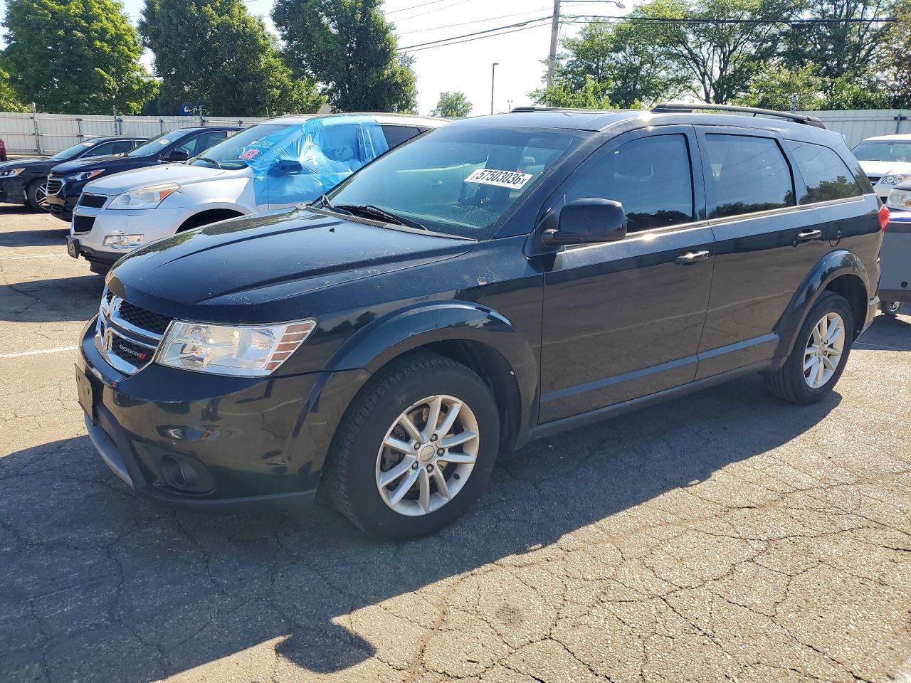 2015 Dodge Journey Sxt Черный vin: 3C4PDCBG6FT687222