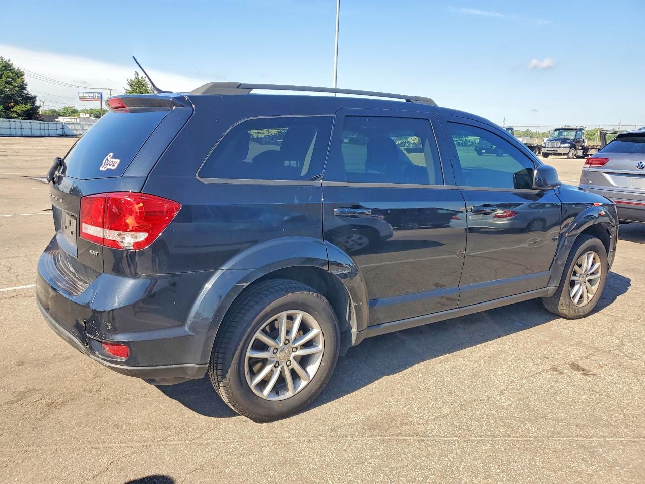 2015 Dodge Journey Sxt Черный vin: 3C4PDCBG6FT687222