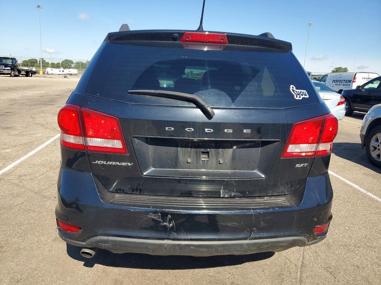 2015 Dodge Journey Sxt Черный vin: 3C4PDCBG6FT687222