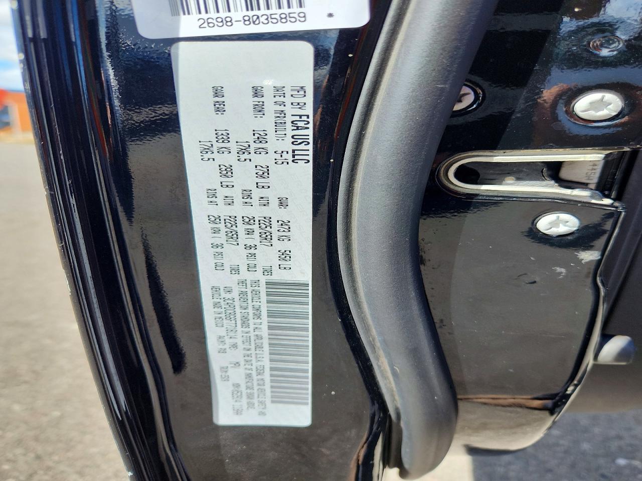 2015 Dodge Journey Sxt Black vin: 3C4PDCBG6FT718114